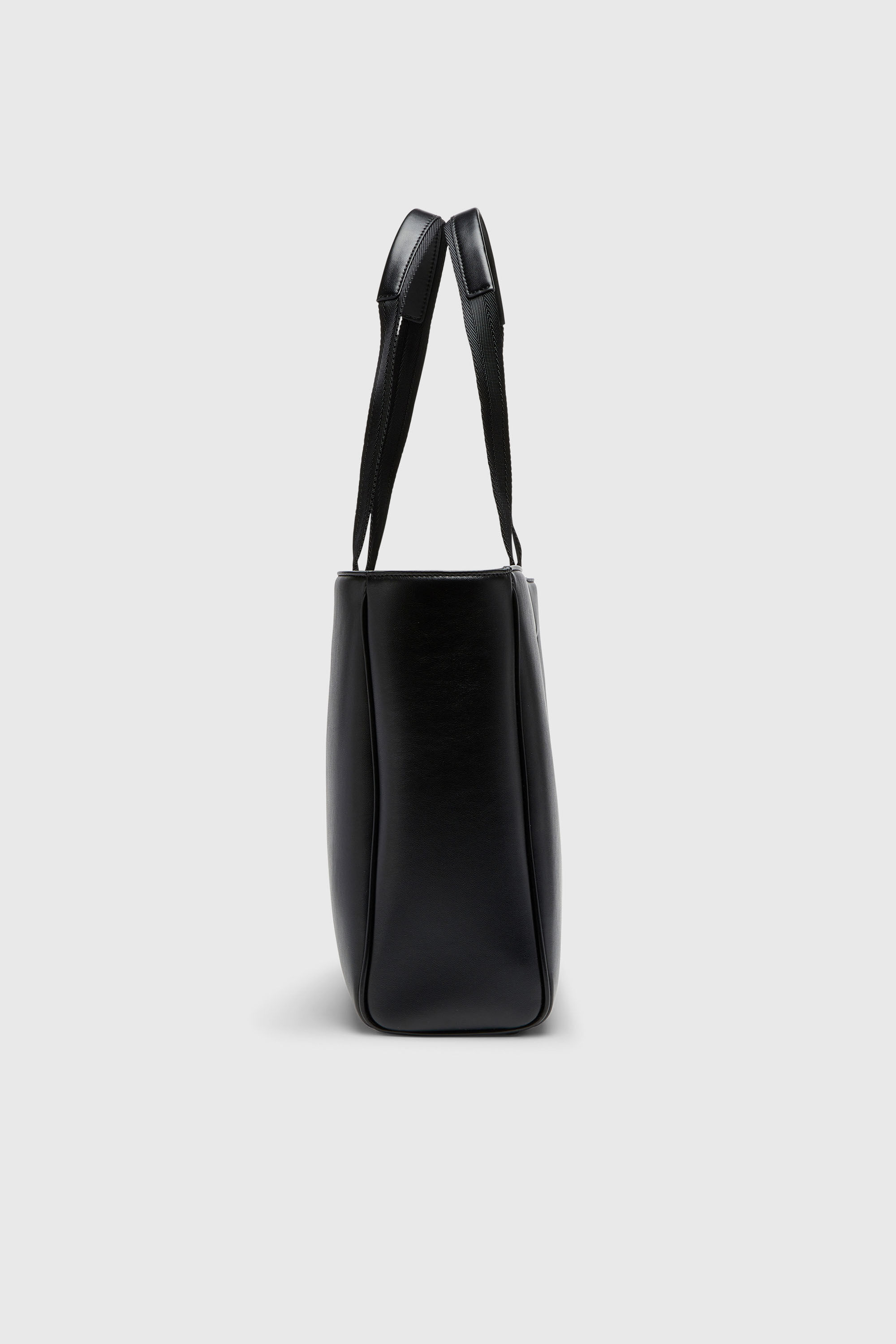 Diesel - HOLI-D SHOPPER EW, Unisex's Holi-D-Square shopper in bonded neoprene in Black - 4