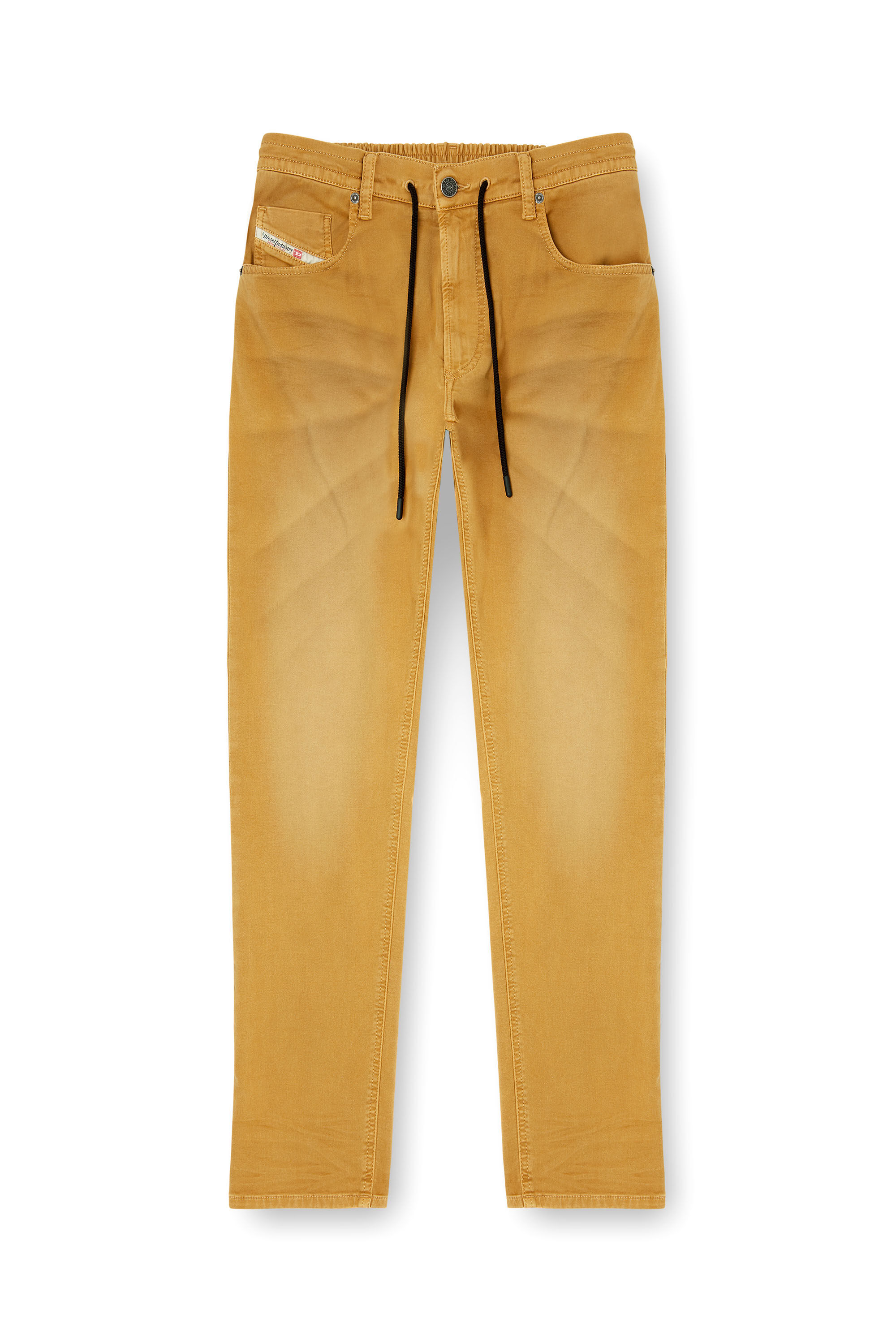 Diesel - Man's Regular 2030 D-Krooley Joggjeans® 0670M, Light Brown - 2
