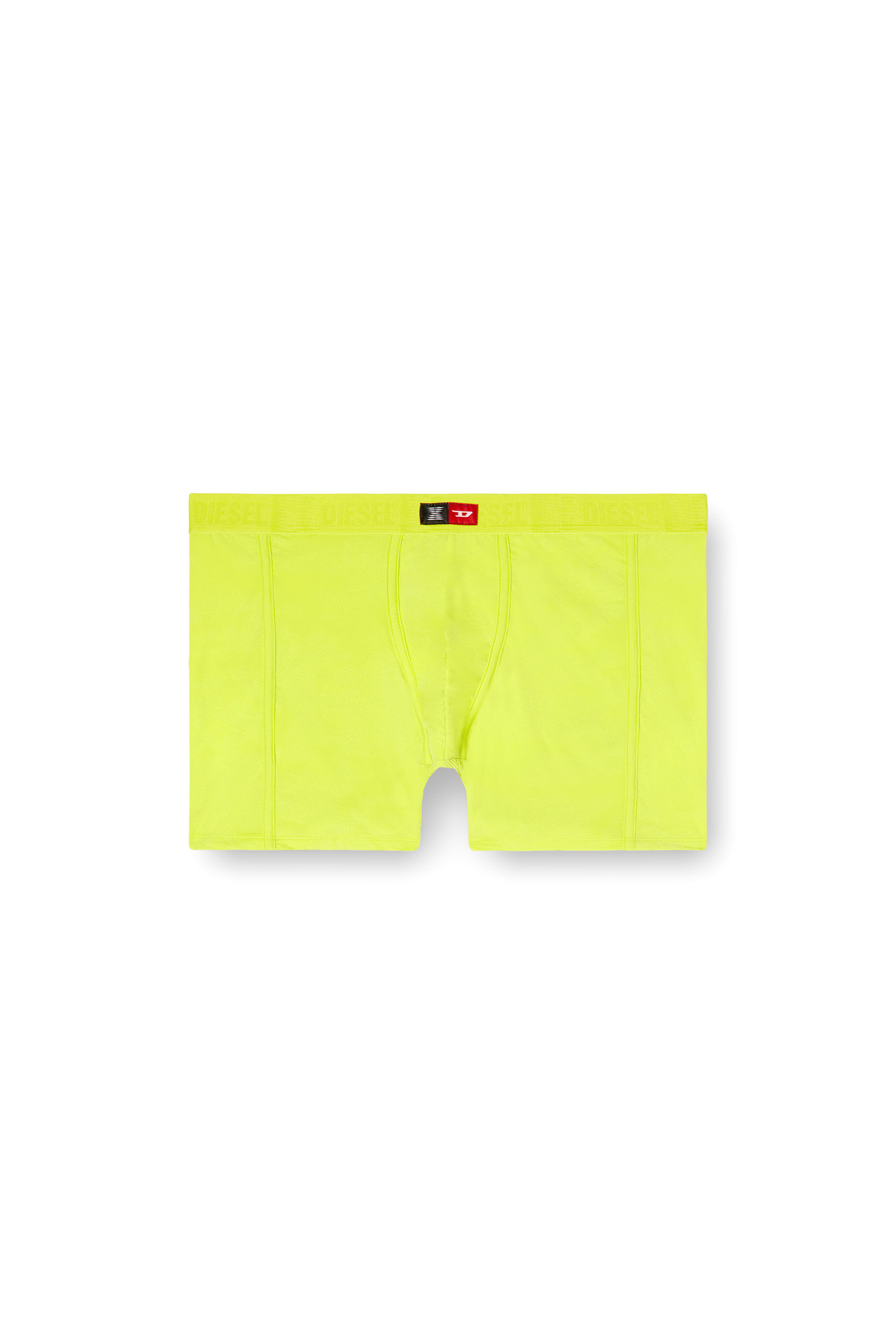 Diesel - FLOCKED-BOXER-BRIEFS, Man's Flocked microfibre boxer briefs in Green Fluo - 2