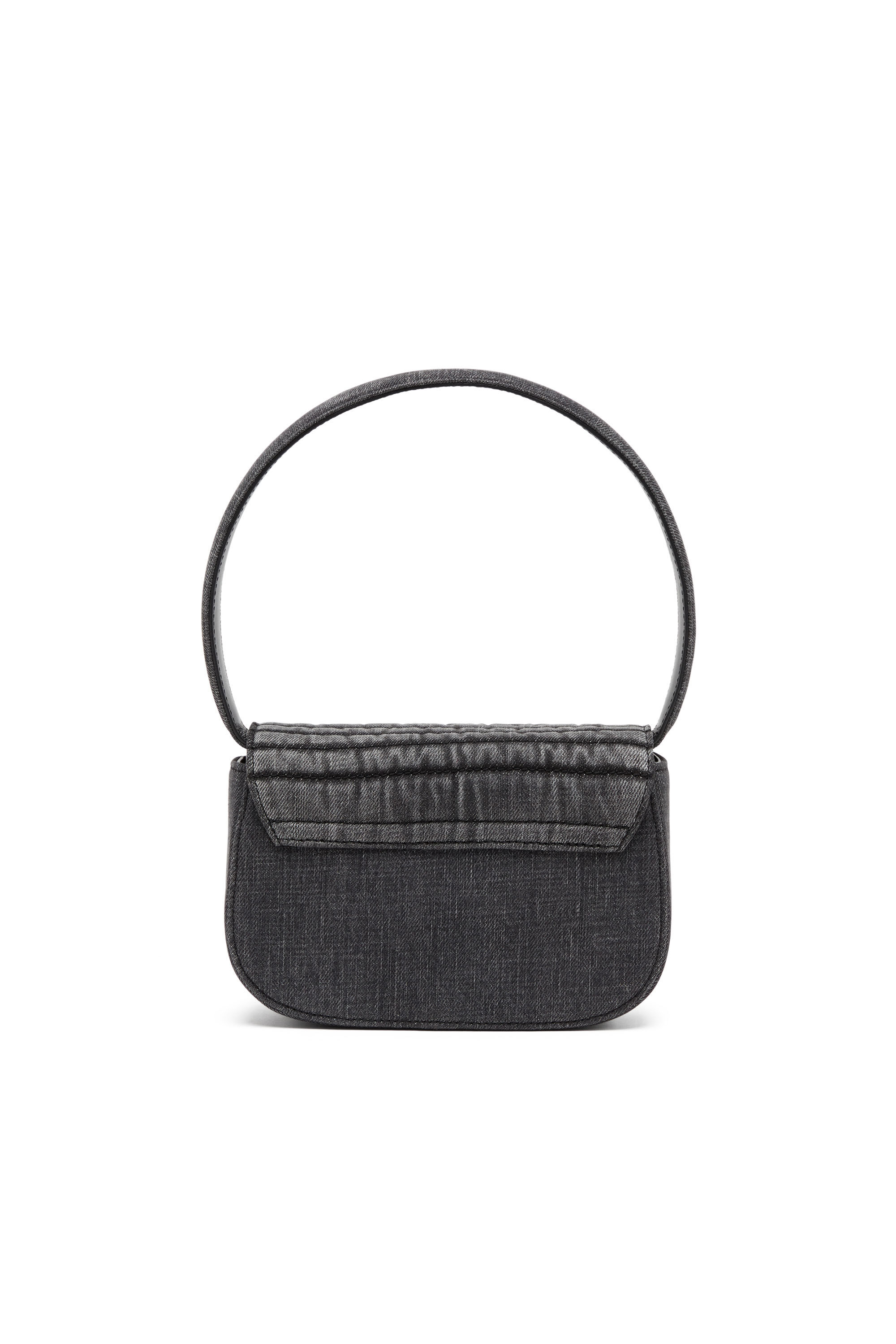 Diesel - 1DR, Woman's 1DR Shoulder Bag - Iconic shoulder bag in padded denim in Black - 3