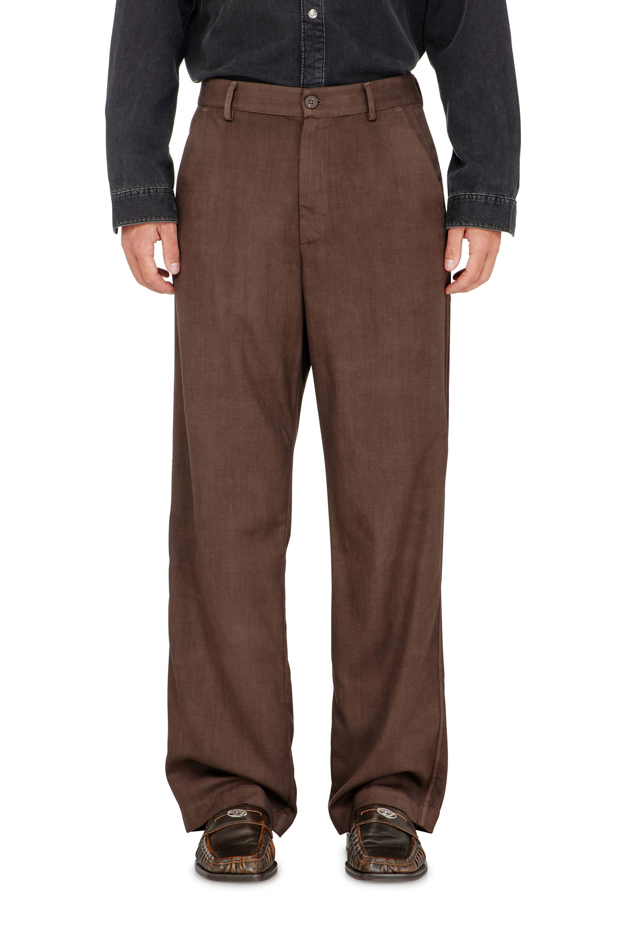 Diesel - P-HANT-CHINO-AECB, Man's Chino pants in light stretch wool in null - 3