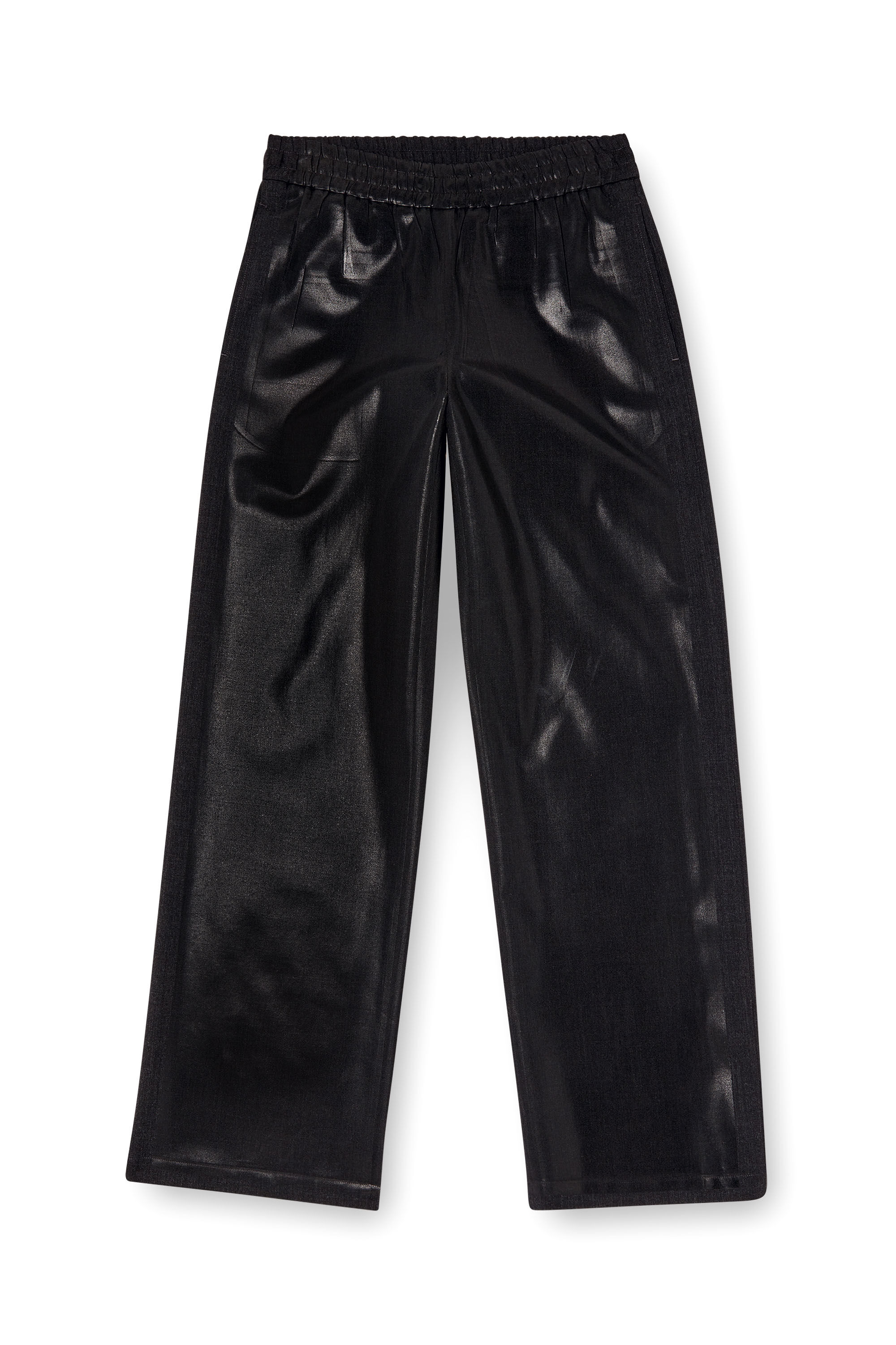 Diesel - P-DREY, Woman's Loose fit tailored track pants in Black - 2