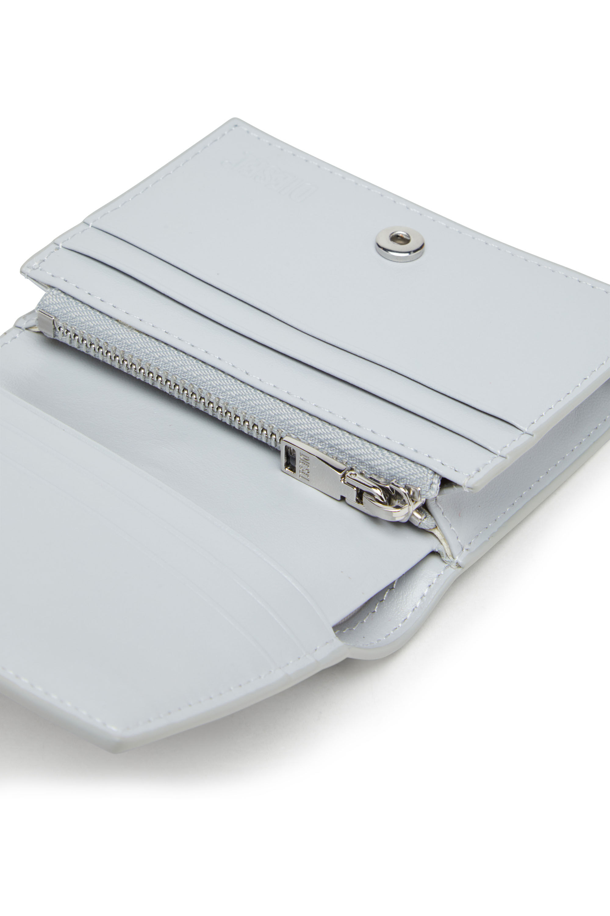 Diesel - PLAY BI FOLD III, Woman's Wallet in glossy PU in Grey - 4