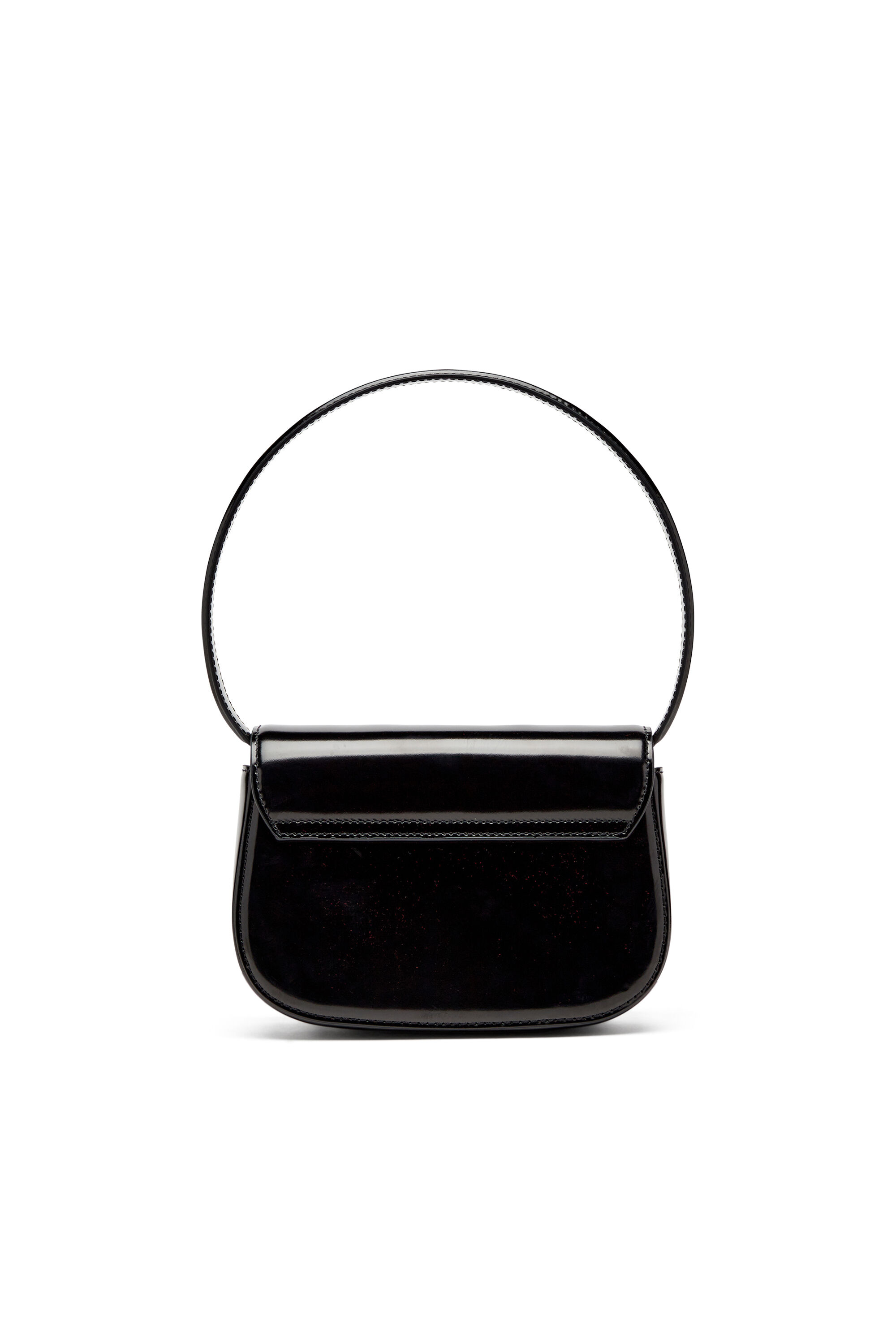Diesel - 1DR, Woman's 1DR-Iconic shoulder bag in mirror leather in Black - 3