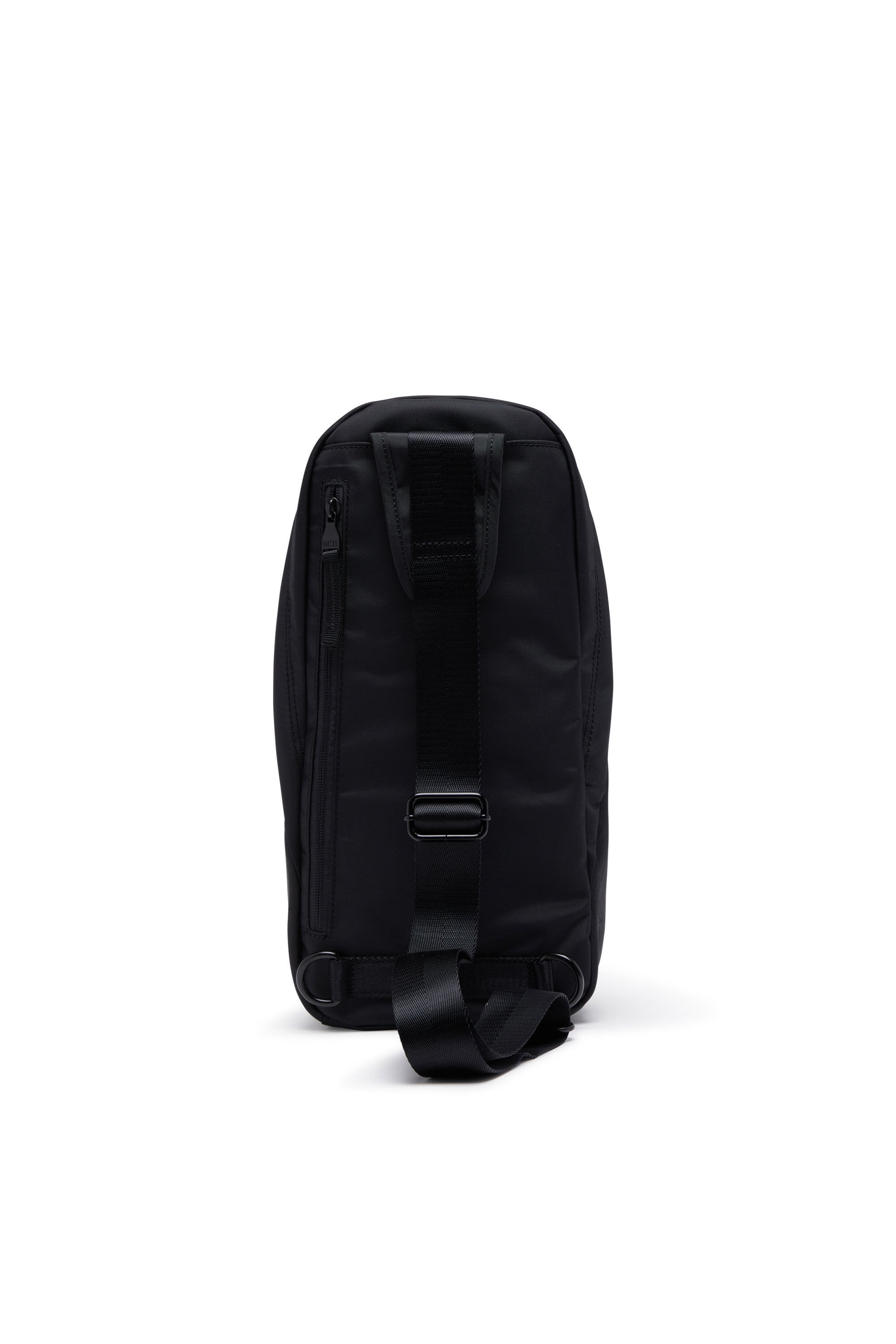 Diesel - DSRT SLINGBAG, Man Dsrt-Utility sling bag in printed nylon in Black - Image 3