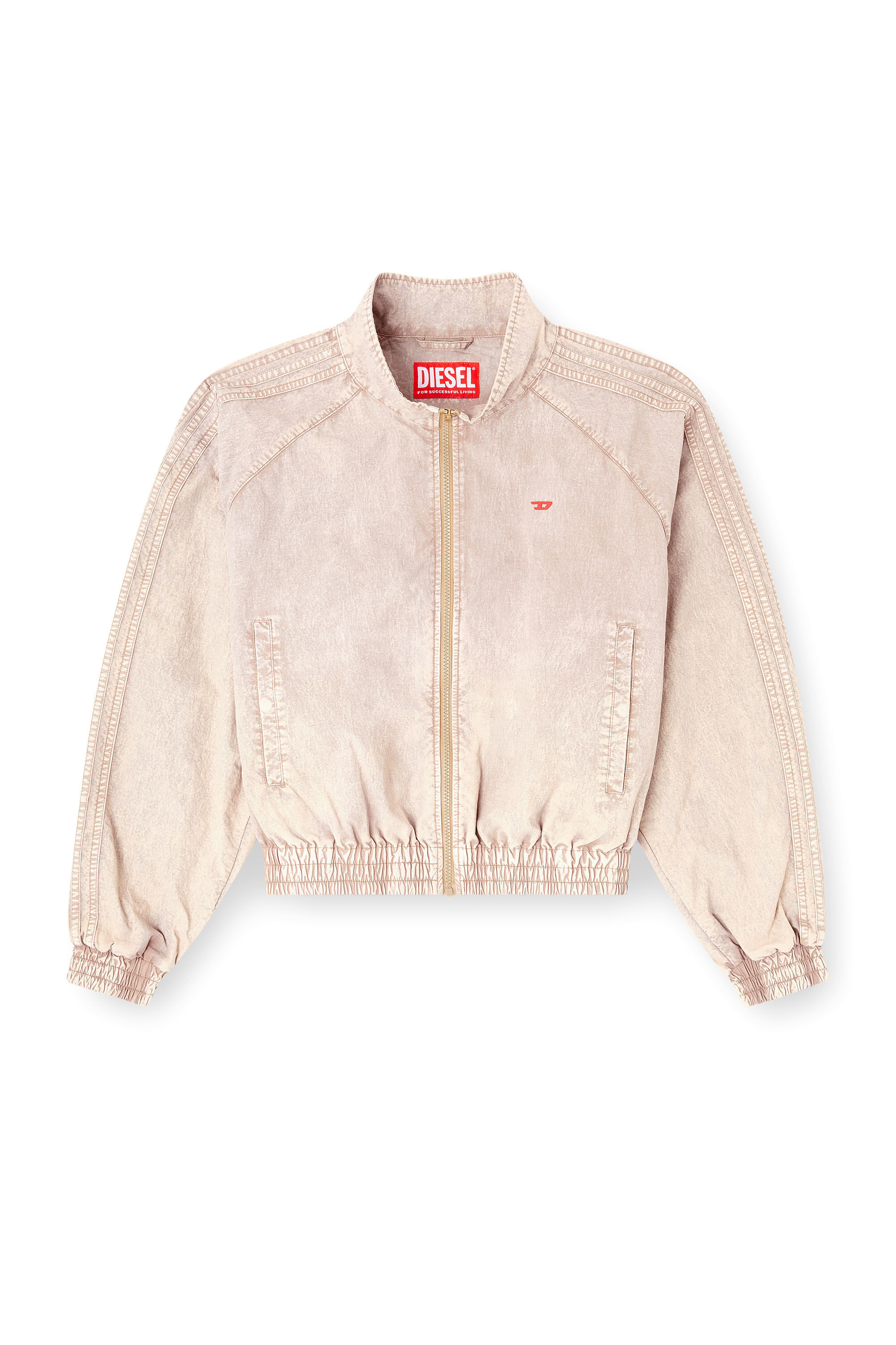 Diesel - G-ARDEN, Woman's Windbreaker in treated Taslan in Beige - 2