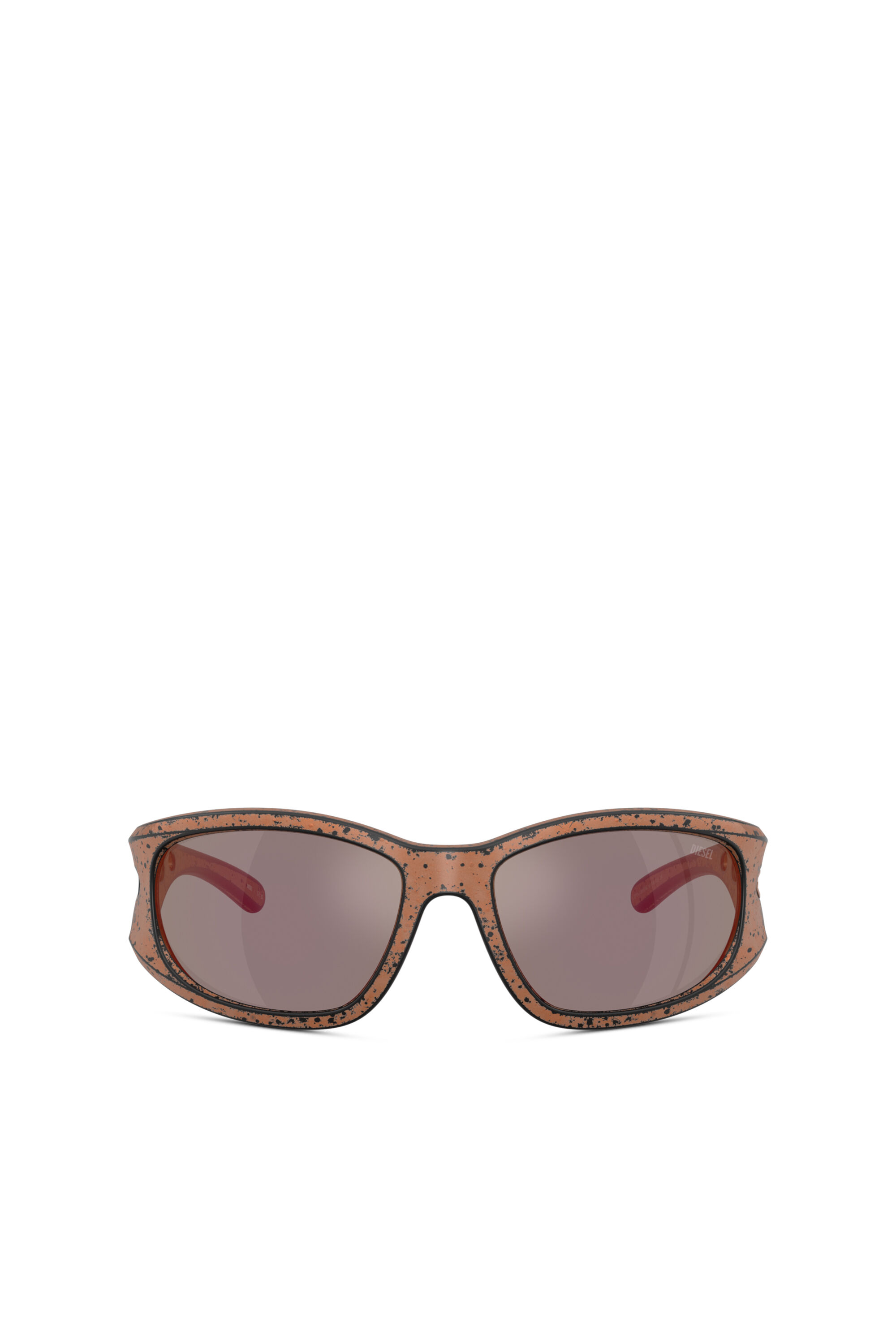 Diesel - 0DL3012U, Unisex's Rectangle sunglasses in Brown - 1