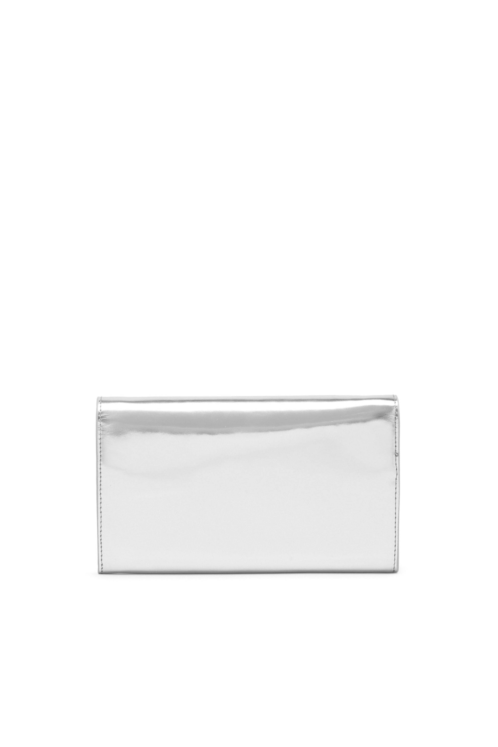 Diesel - LONG WALLET ZIP XXL, Silver - Image 2