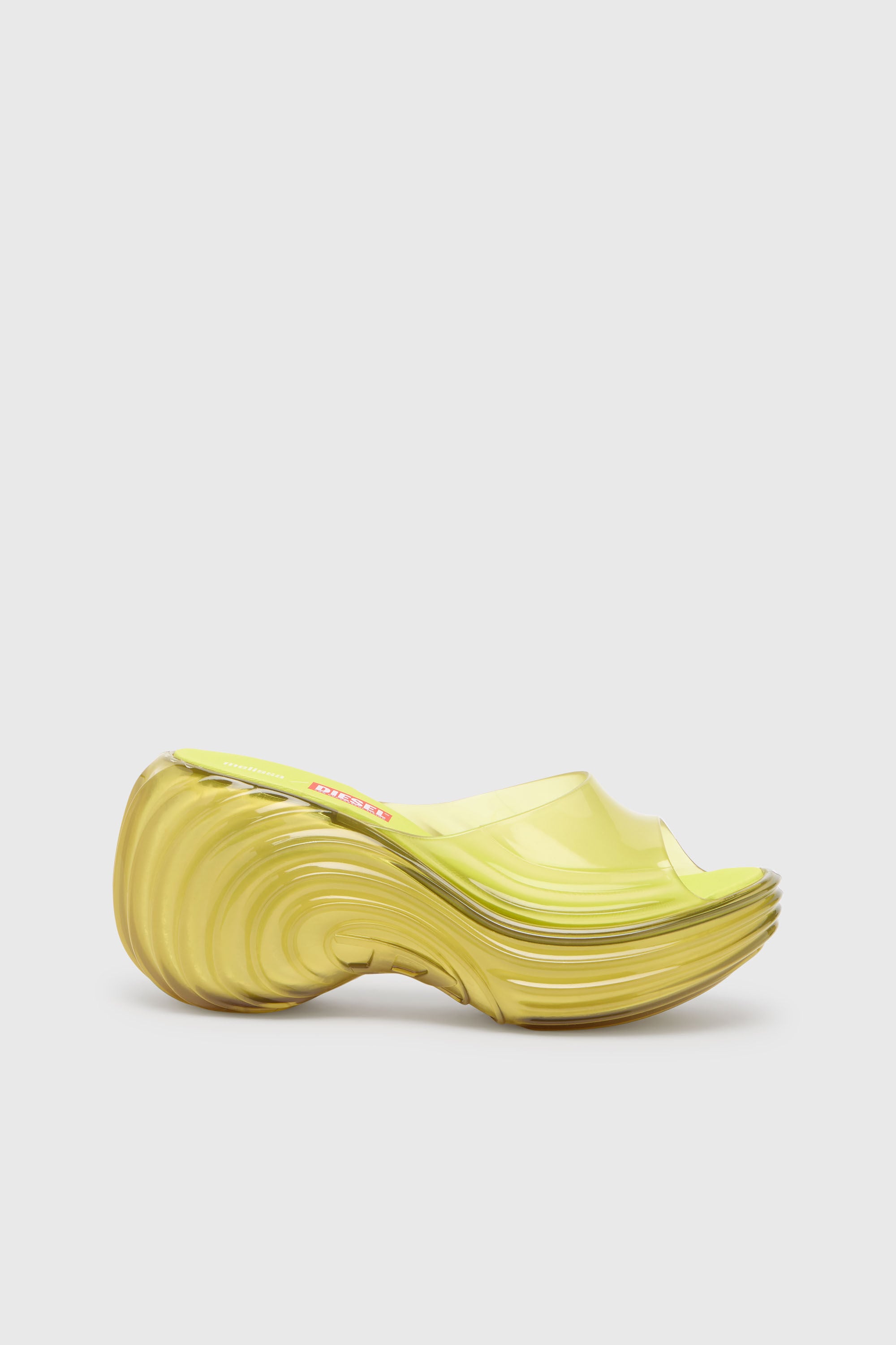 Diesel - MELISSA QUANTUM PLATFORM, Woman's Platform mule in Melflex&reg; in Yellow - 6