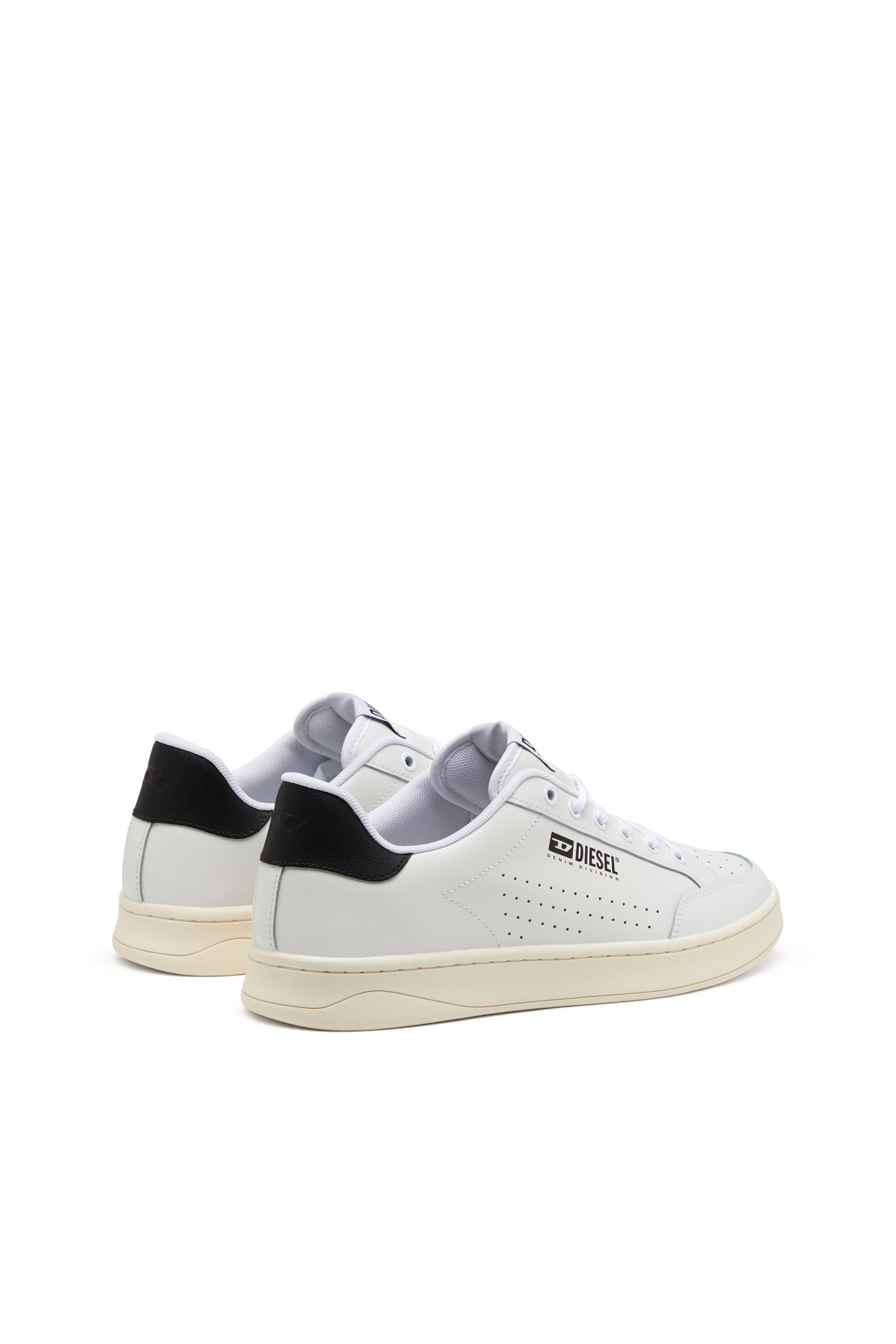 Diesel - S-ATHENE VTG, Man S-Athene-Retro sneakers in perforated leather in Multicolor - Image 3