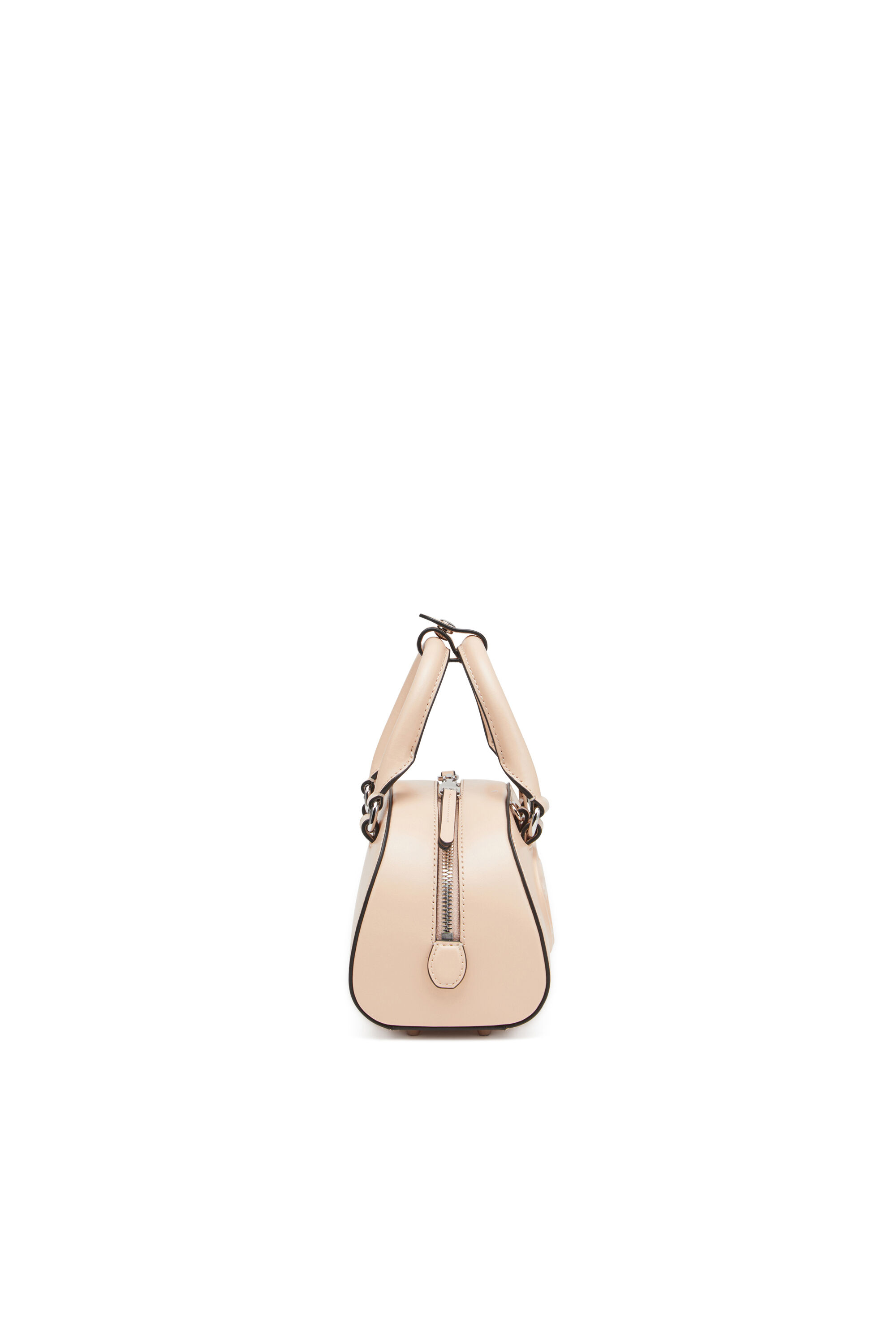 Diesel - 1DR DOME CROSSBODY, Woman's Leather mini bowling bag in Pink - 4