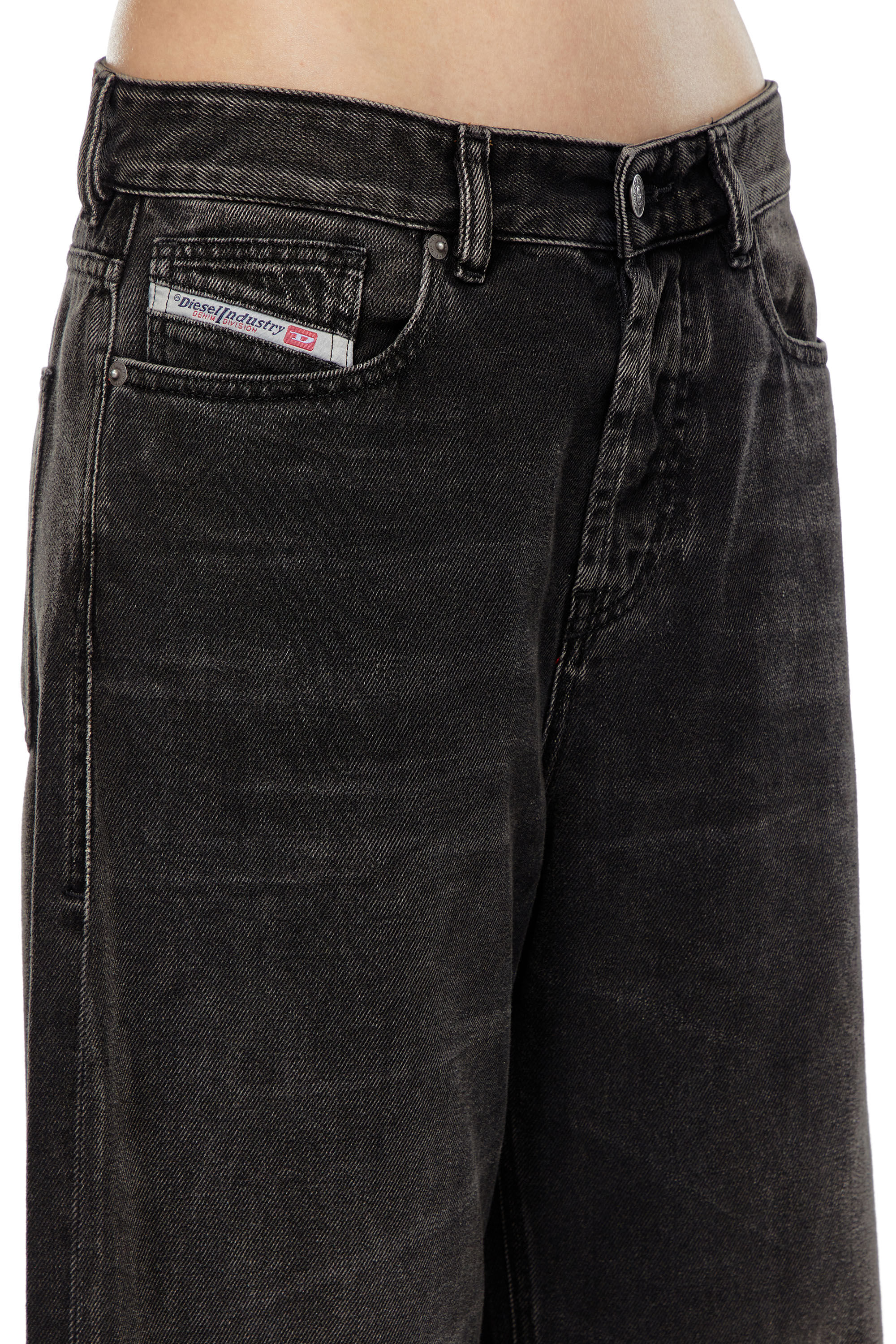 Diesel - Woman's Relaxed Jeans 1996 D-Sire 09J96, Black/Dark grey - 5