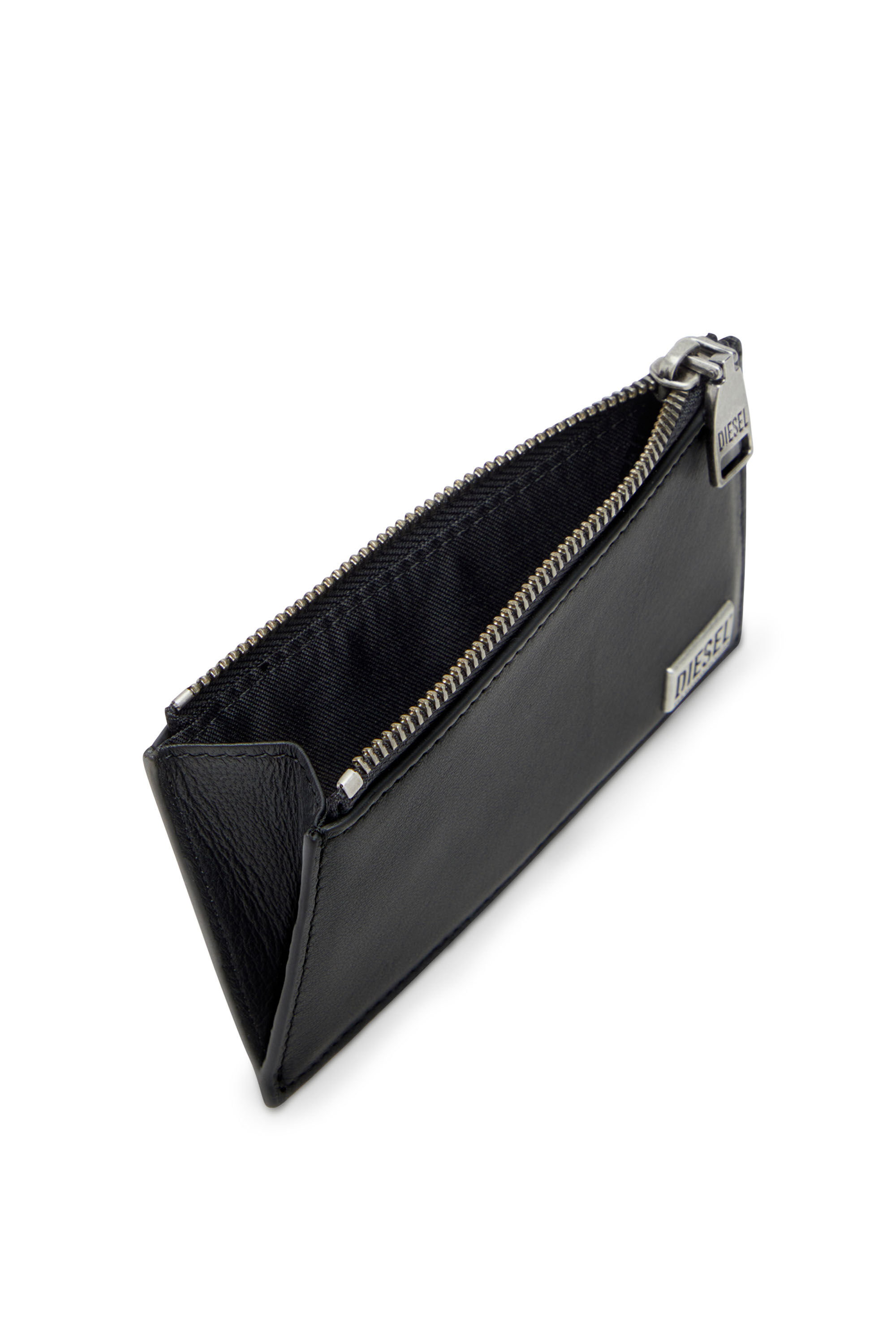 Diesel - BISCOTTO CARD HOLDER III, Man's Flat card holder in semi gloss leather in null - 3