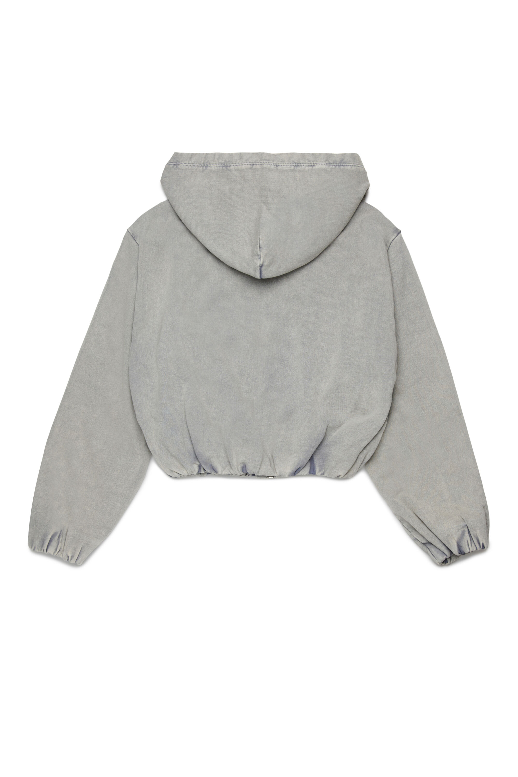 Diesel - SFENERDI, Woman's Zipped hoodie with stretch hem in Grey - 2