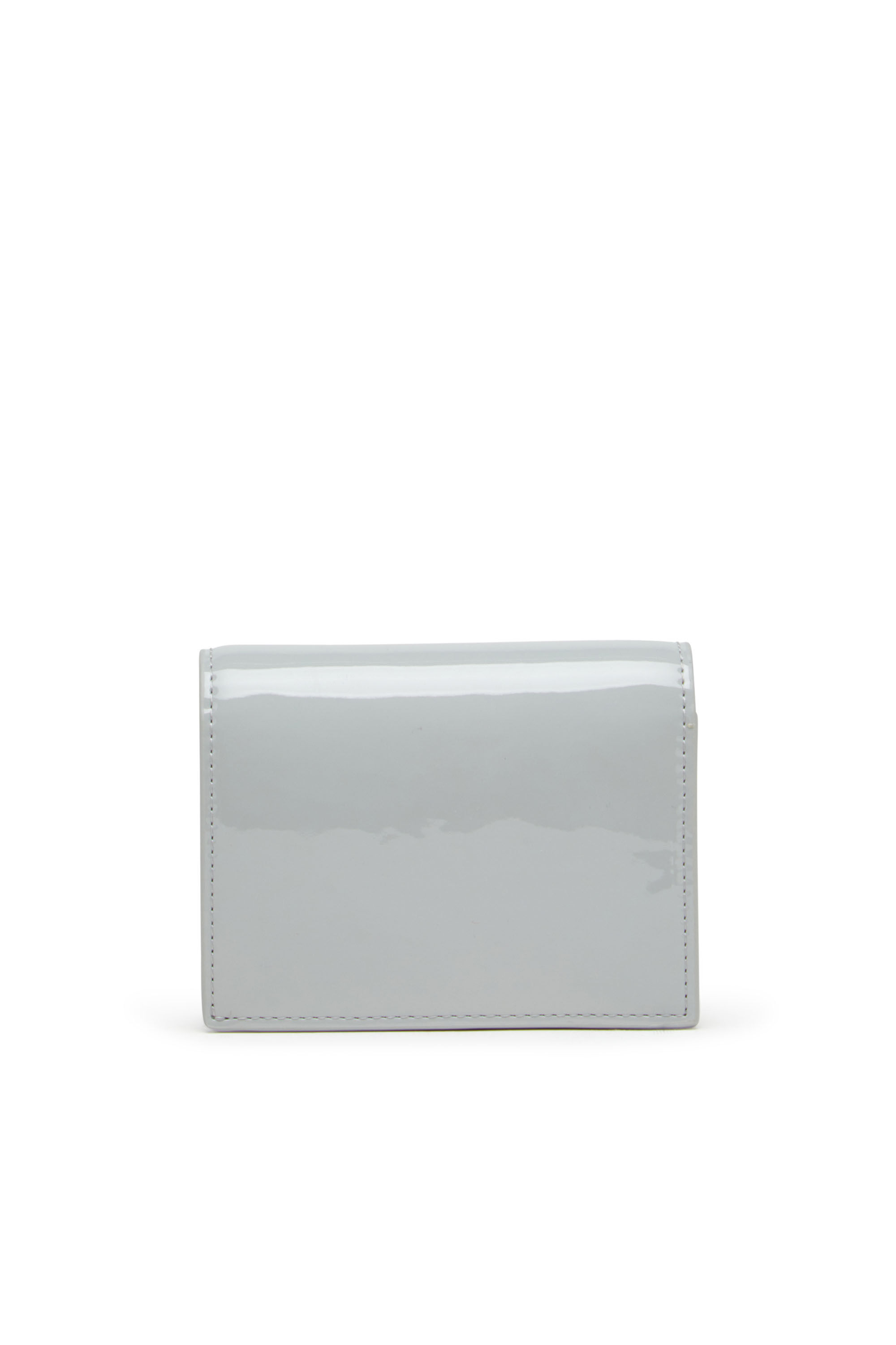 Diesel - PLAY BI FOLD III, Woman's Wallet in glossy PU in Grey - 2