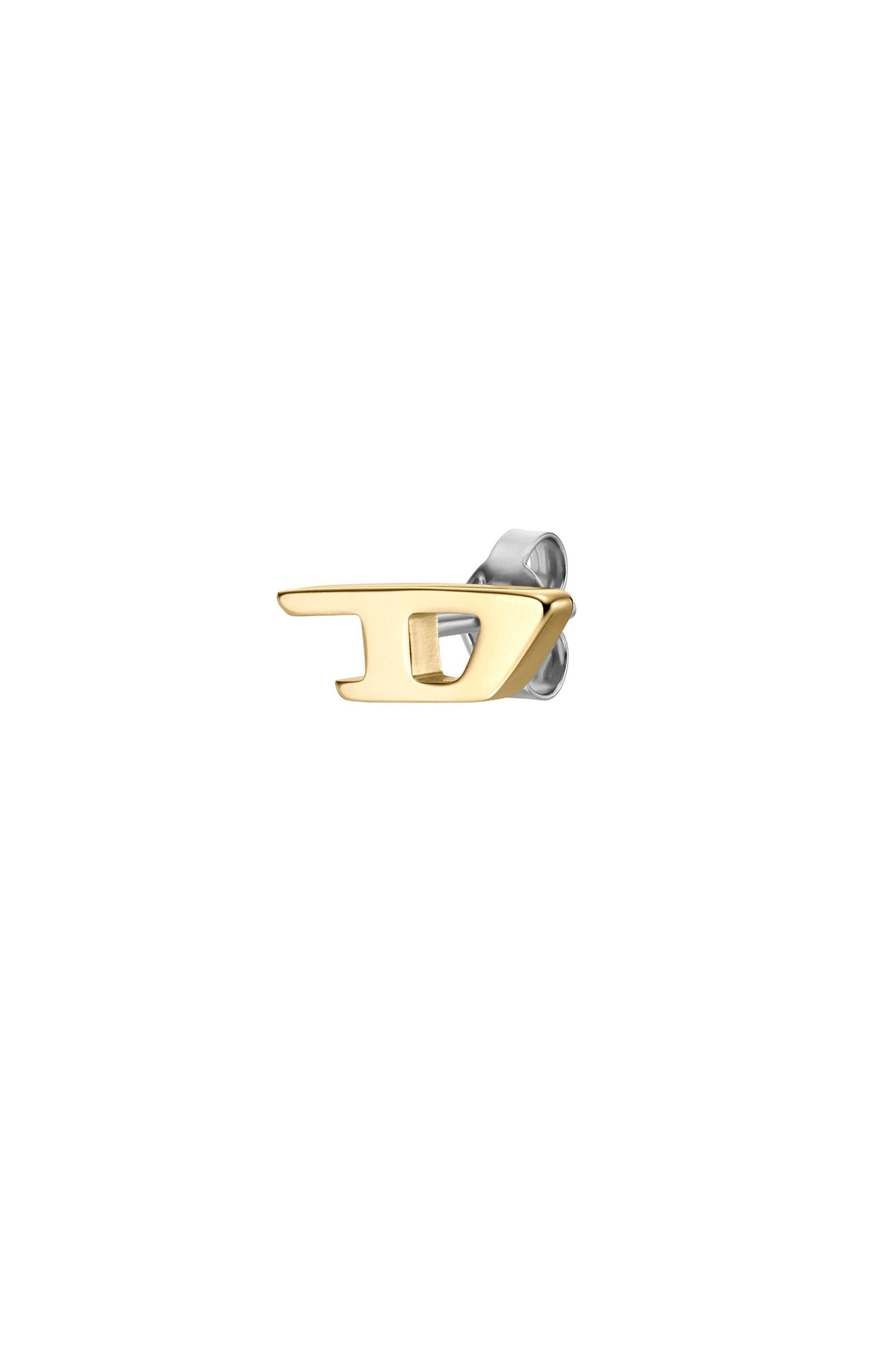 Diesel - DX1520, Unisex Gold-tone Stainless steel stud earring in Oro - Image 1