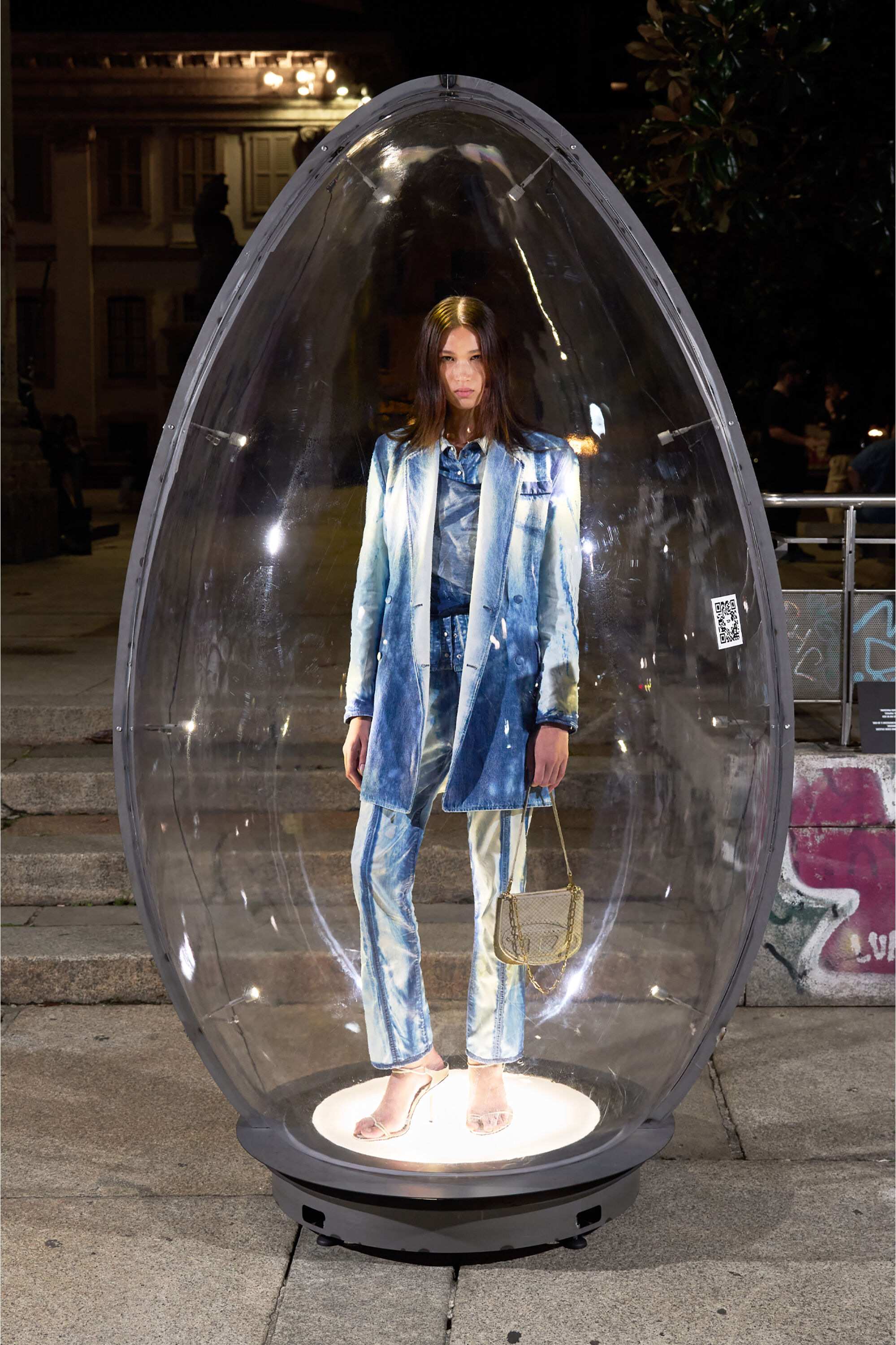 Diesel - Woman's Slim Jeans D-LYSAR 068XC, Medium blue - 6