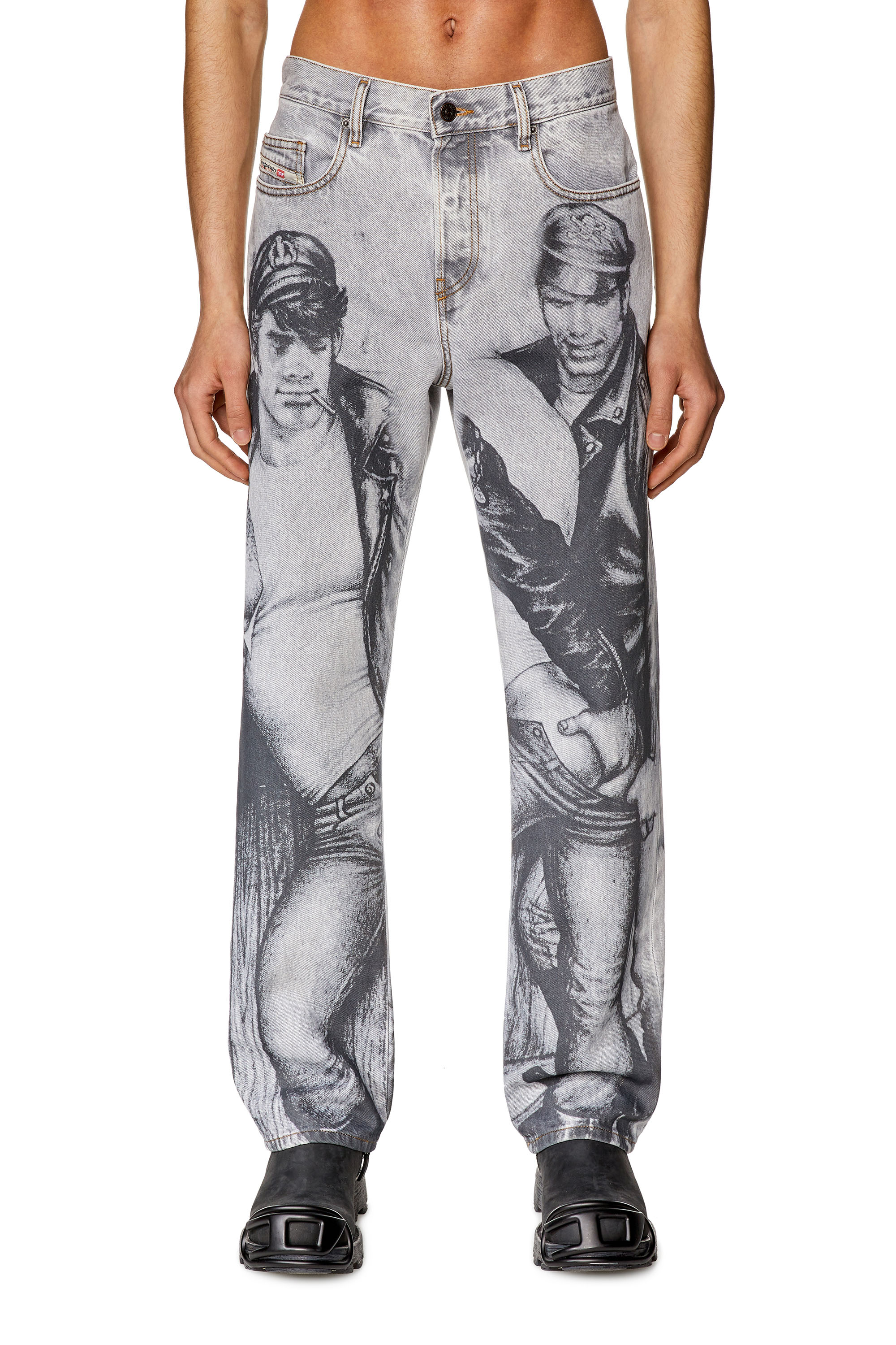 Diesel - Straight Jeans 2020 D-Viker 007F8, Grey - Image 6