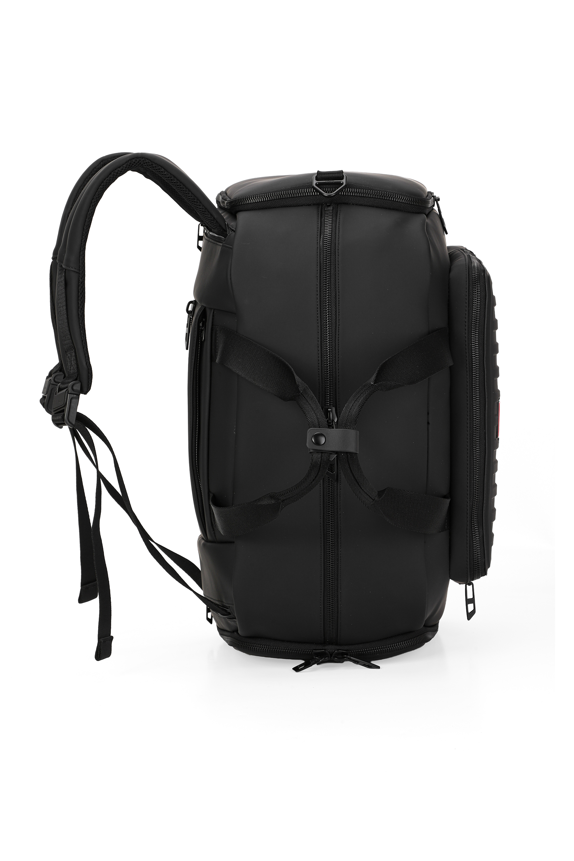 Diesel - DIESEL ALUMINUM DUFFLE- DSB004, Unisex's Pratical business duffle bag in Black - 4