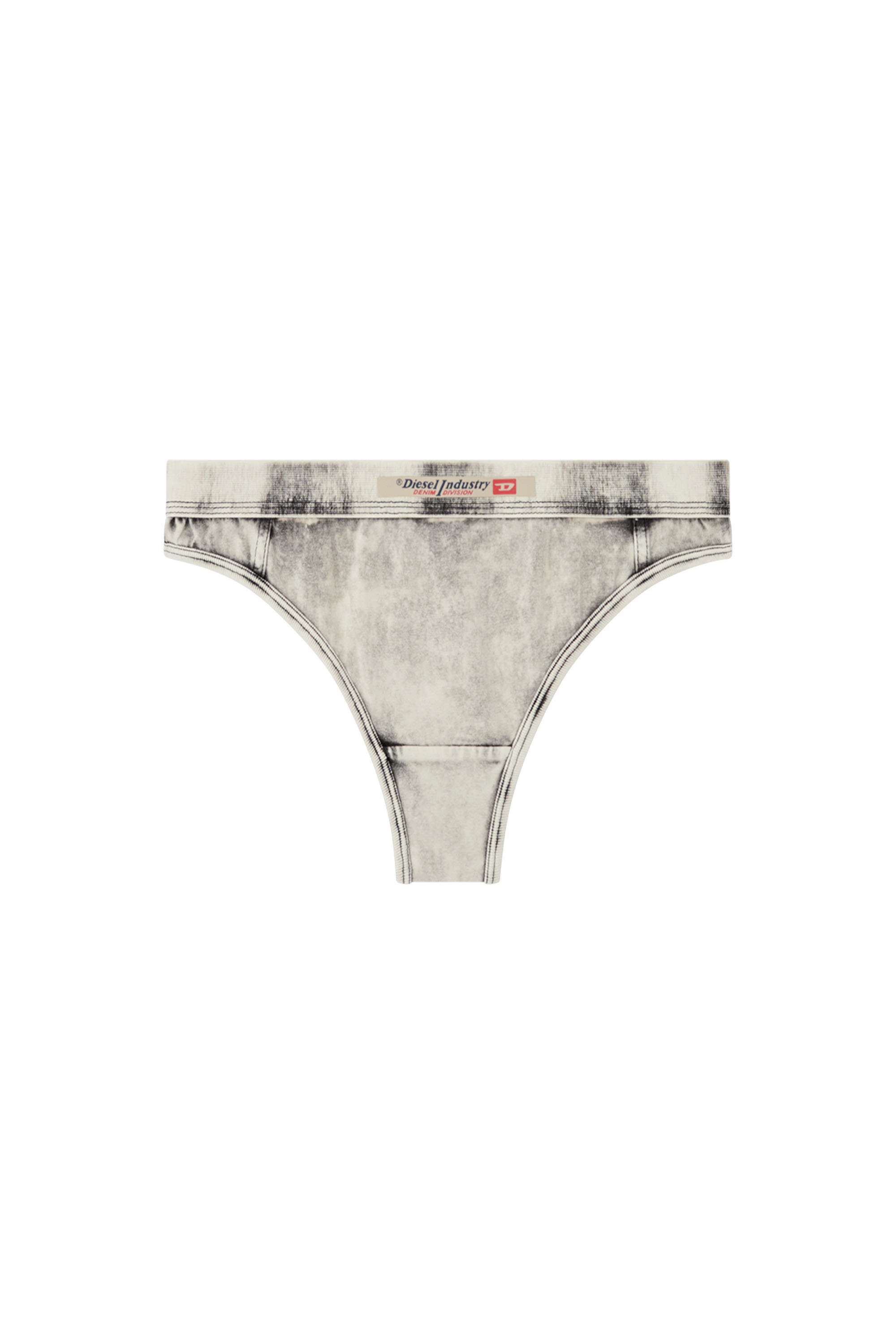 Diesel - CLODIA-DNM, Woman's Briefs in denim-effect jersey in Grey - 2