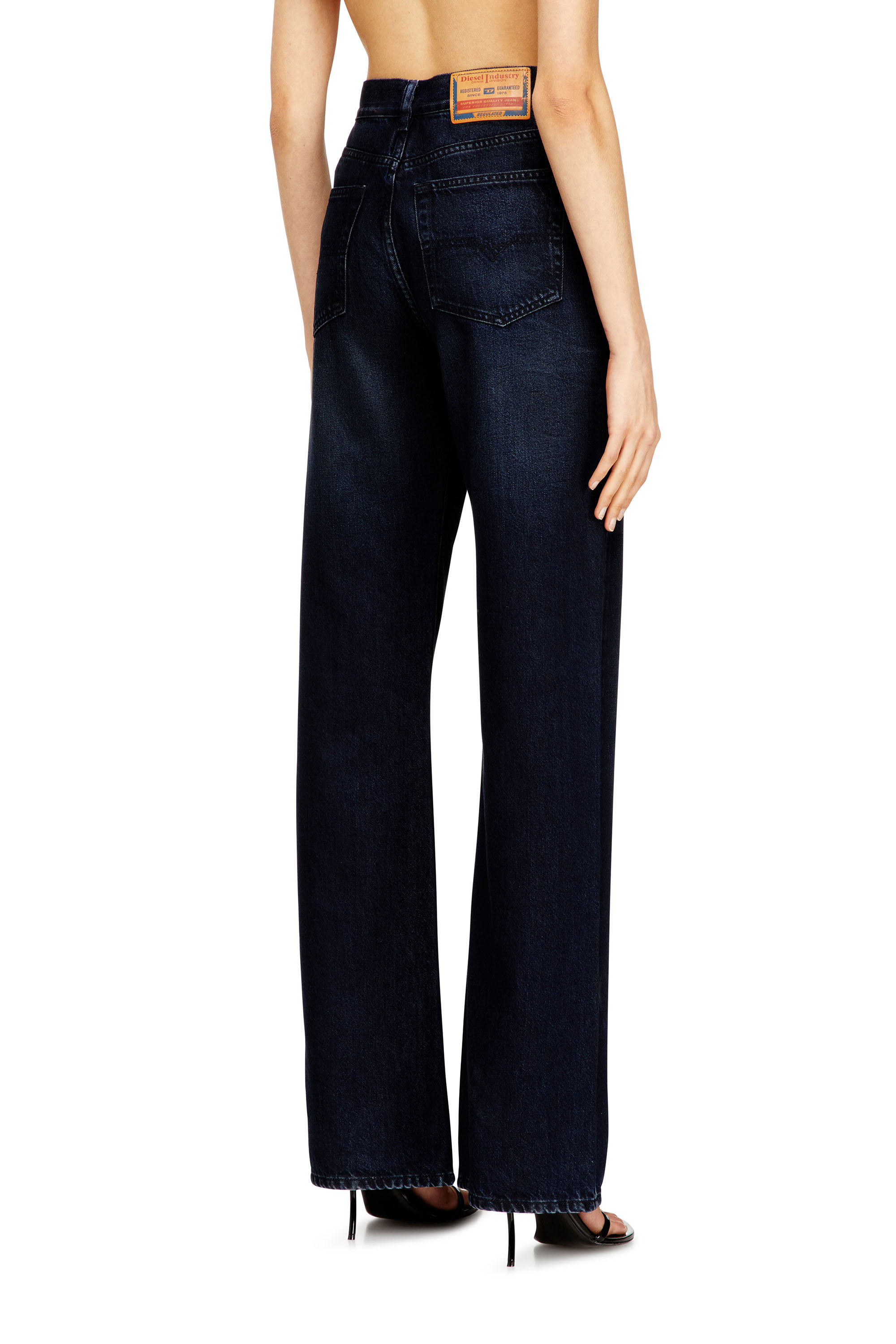 Diesel - Woman's Regular Jeans 1971 D-Sent 09N21, Dark Blue - 3