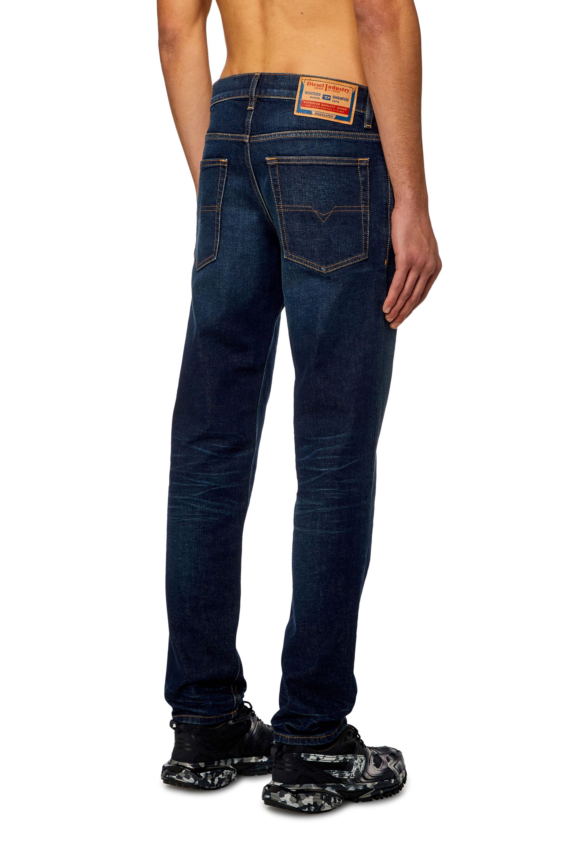 Diesel - Man's Regular Jeans 2023 D-Finitive 09H38, Dark Blue - 4