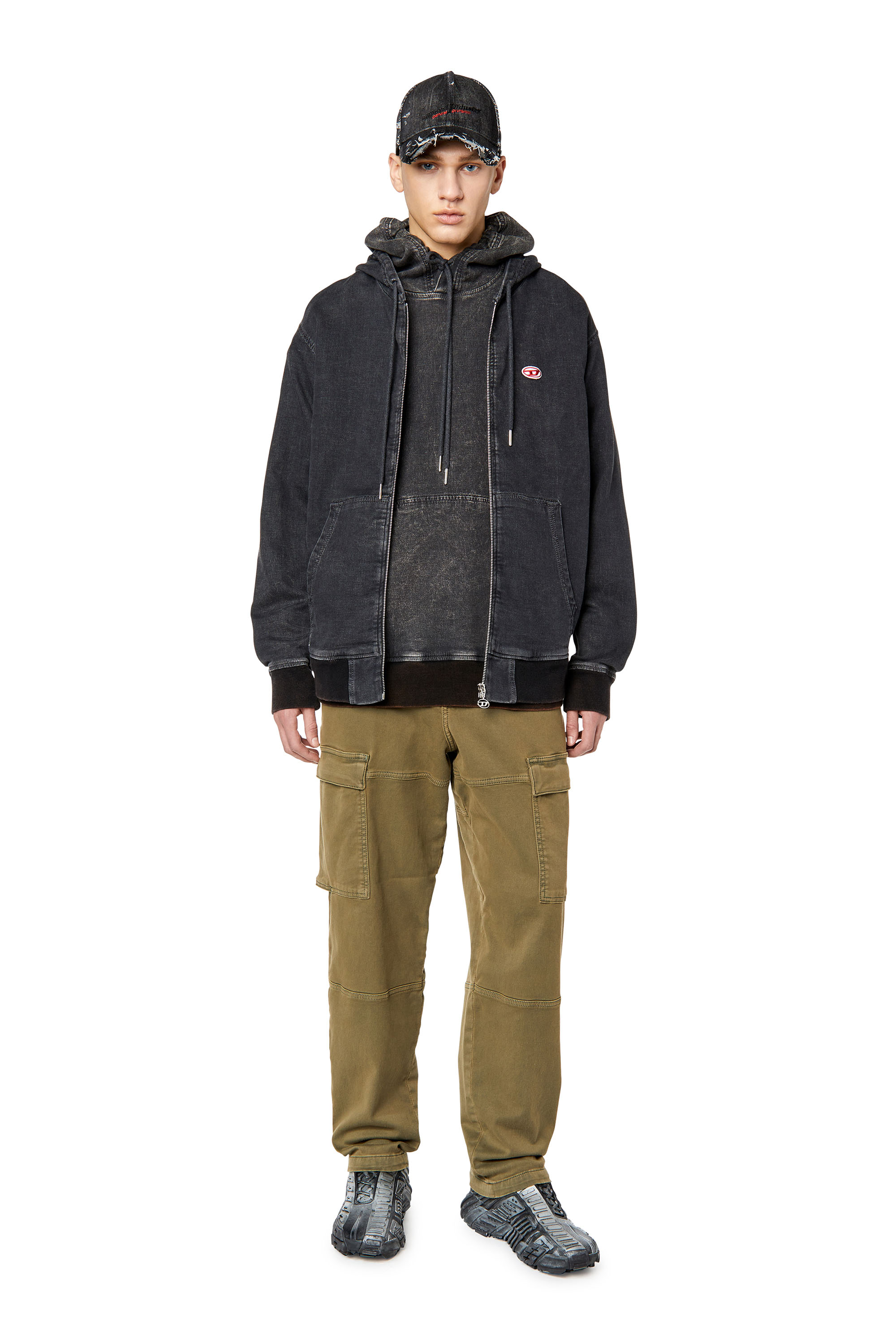 Diesel - Tapered Krooley JoggJeans® 068DY, Military Green - Image 4