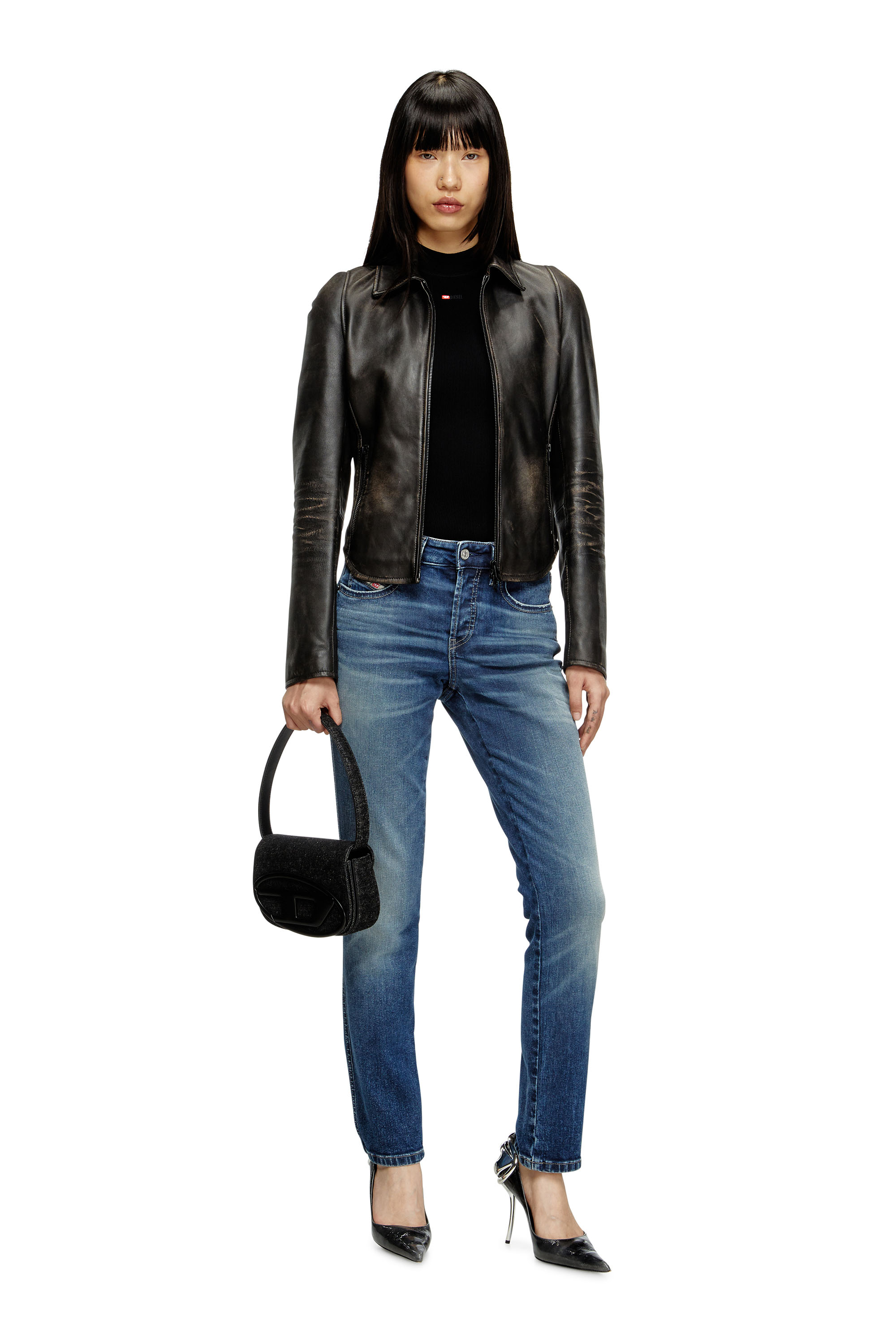 Diesel - Woman's Slim Jeans 1992 D-Jiann 0DBEE, Medium blue - 1