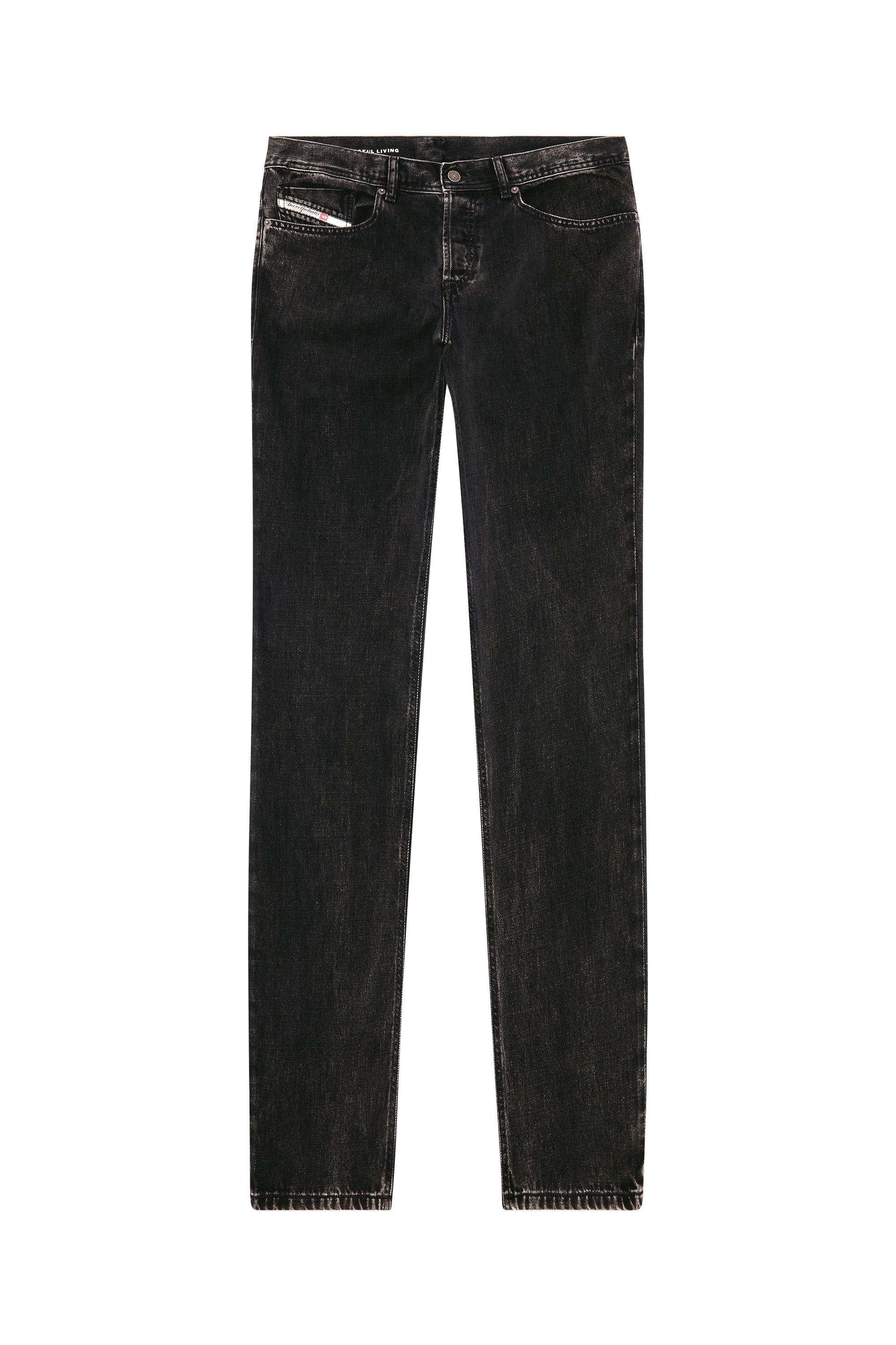 Diesel - Man Tapered Jeans 2023 D-Finitive 068HN, Black/Dark grey - Image 3