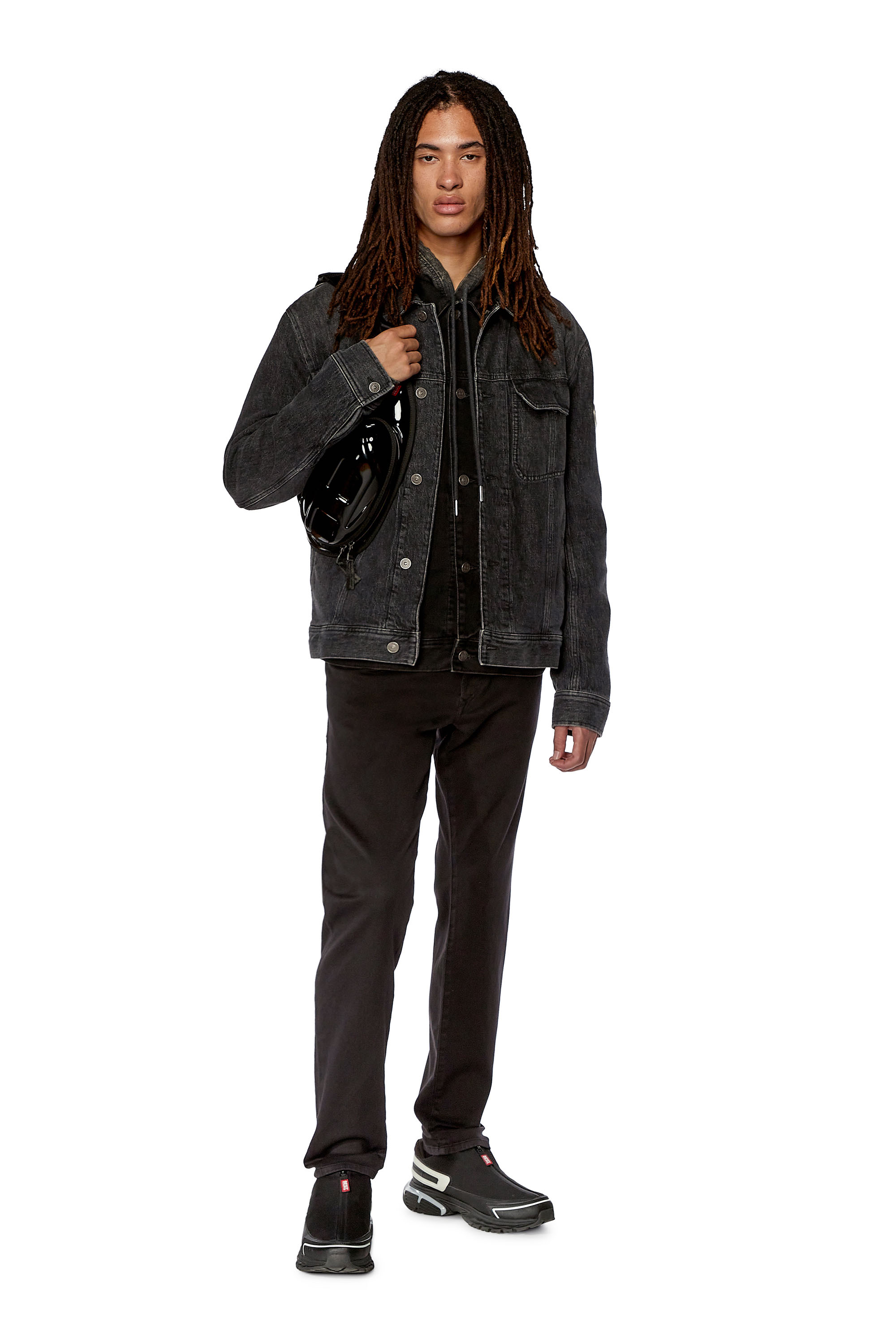 Diesel - Tapered 2030 D-Krooley Joggjeans® 068DY, Black - Image 4