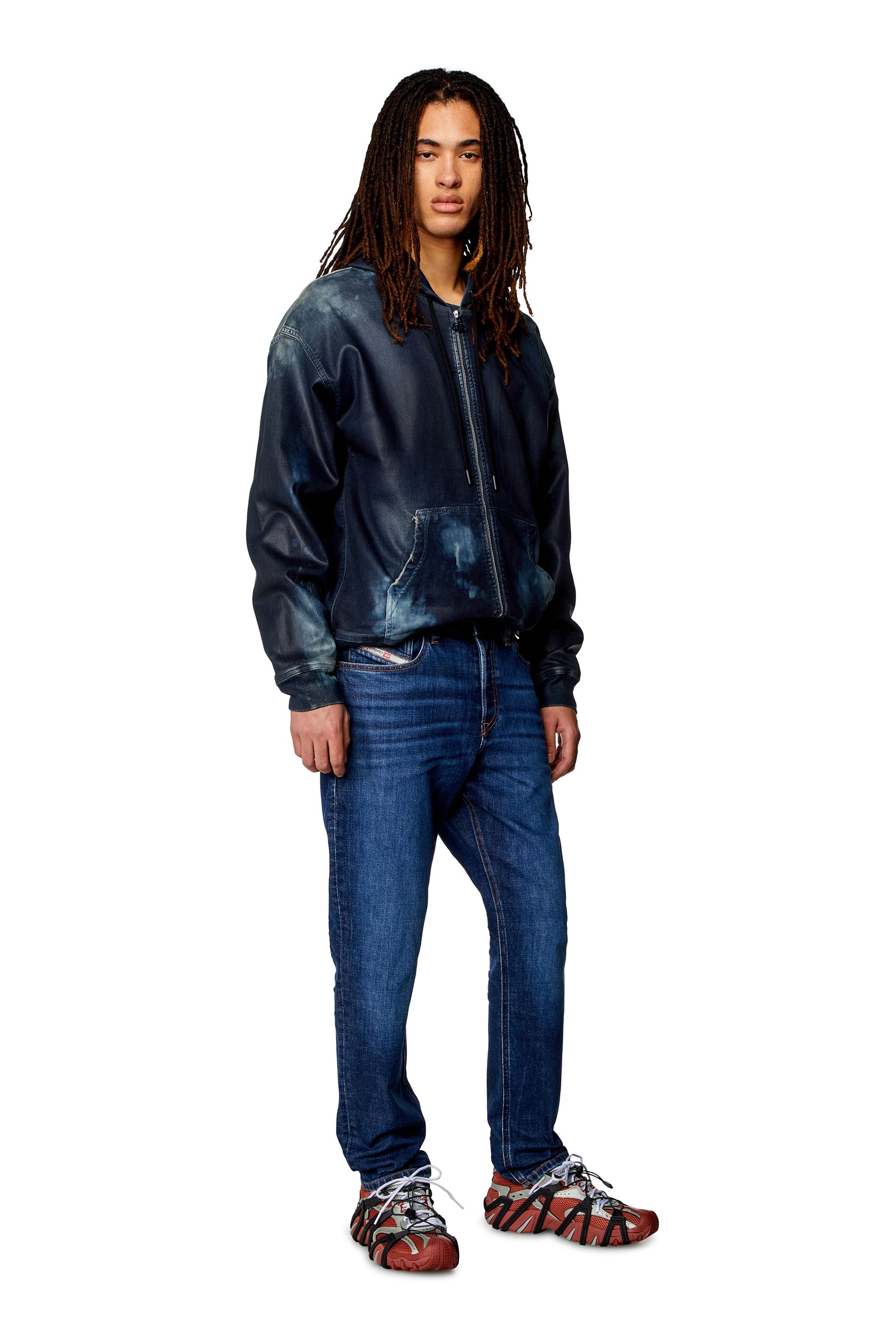 Diesel - Man Tapered Jeans 2005 D-Fining 0PFAZ, Dark Blue - Image 2