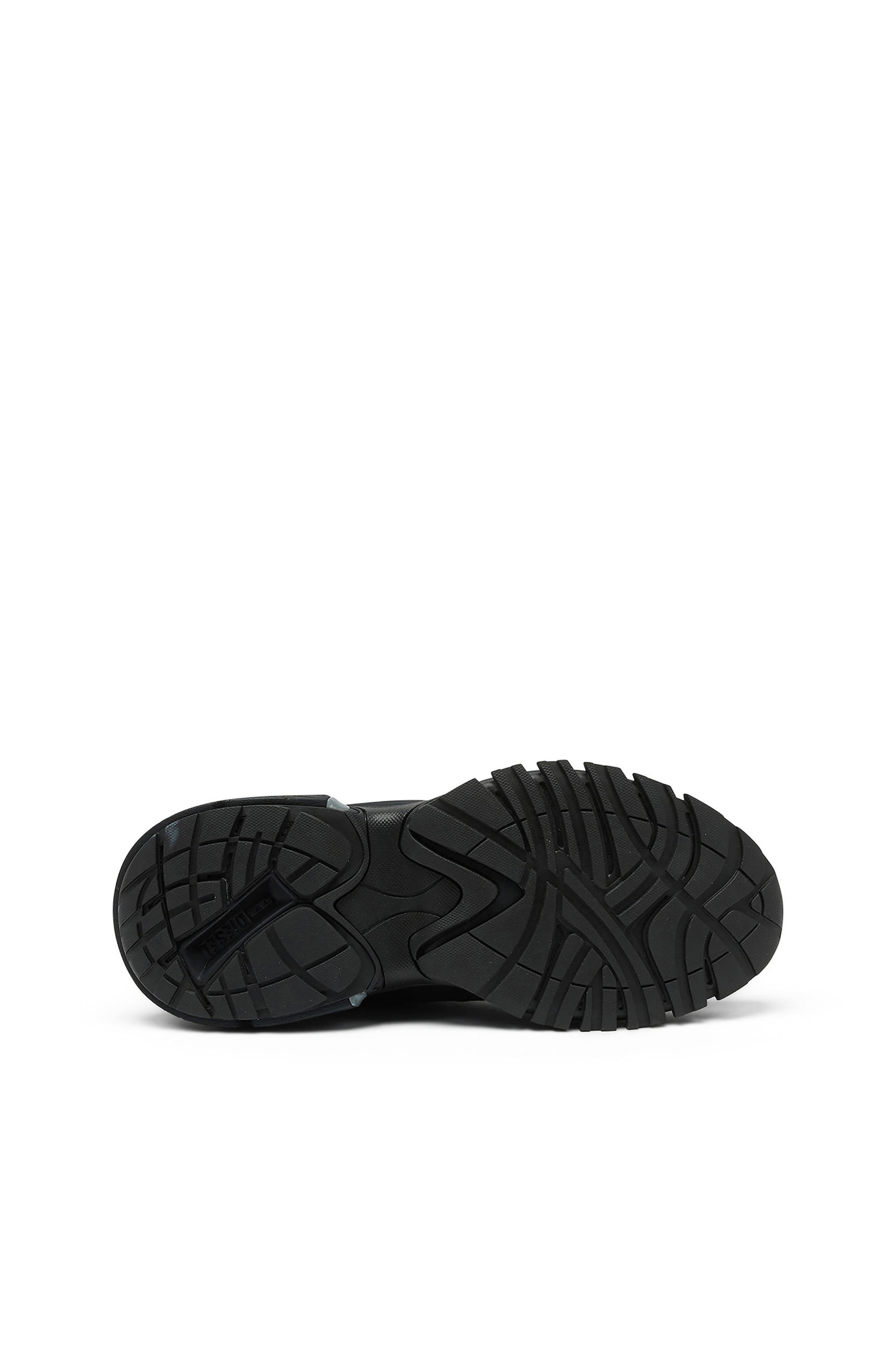 Diesel - S-SERENDIPITY PRO-X1, Man S-Serendipity-Monochrome sneakers in mesh and PU in Black - Image 4
