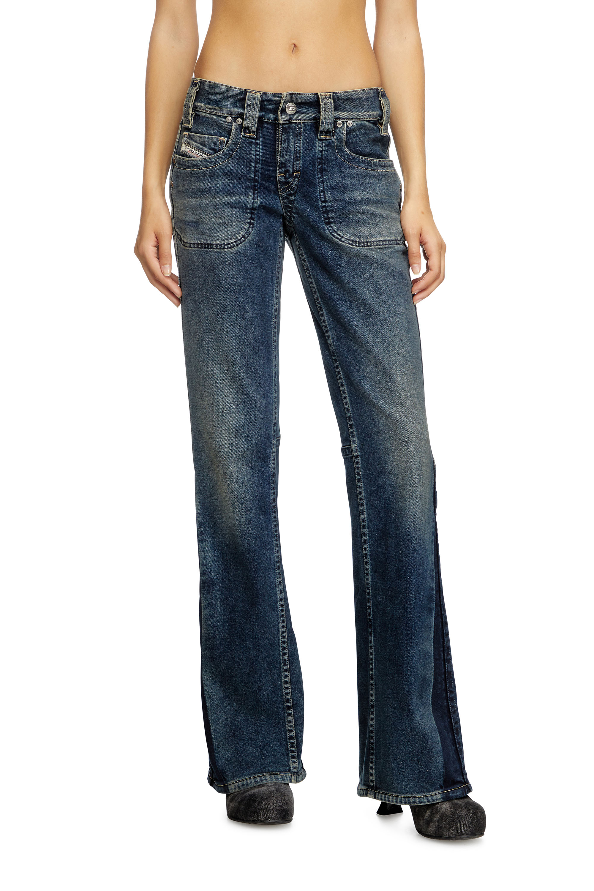 Diesel - Woman's Bootcut Jeans D-Resh 09J06, Medium blue - 3