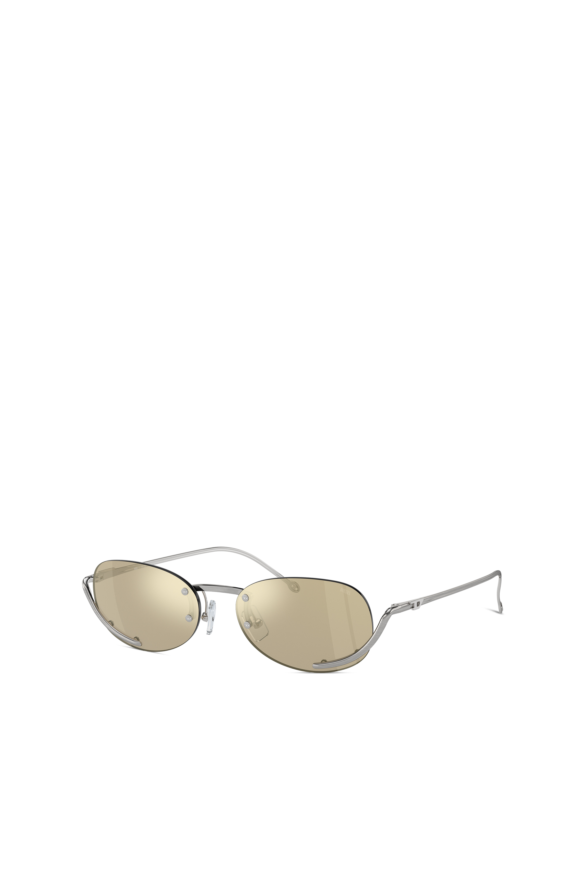 Diesel - 0DL1004, Unisex's Oval sunglasses in Yellow - 5