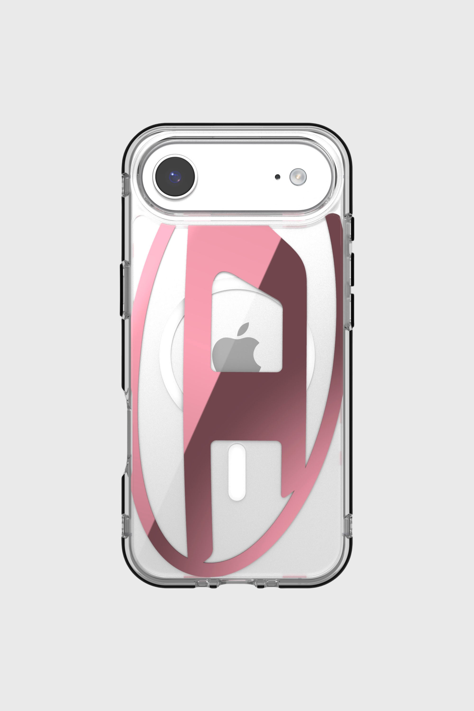 Diesel - 60420 AOP CASE, Unisex's Oval D metallic case with magsafe for iPhone 17 Air in Pink - 2