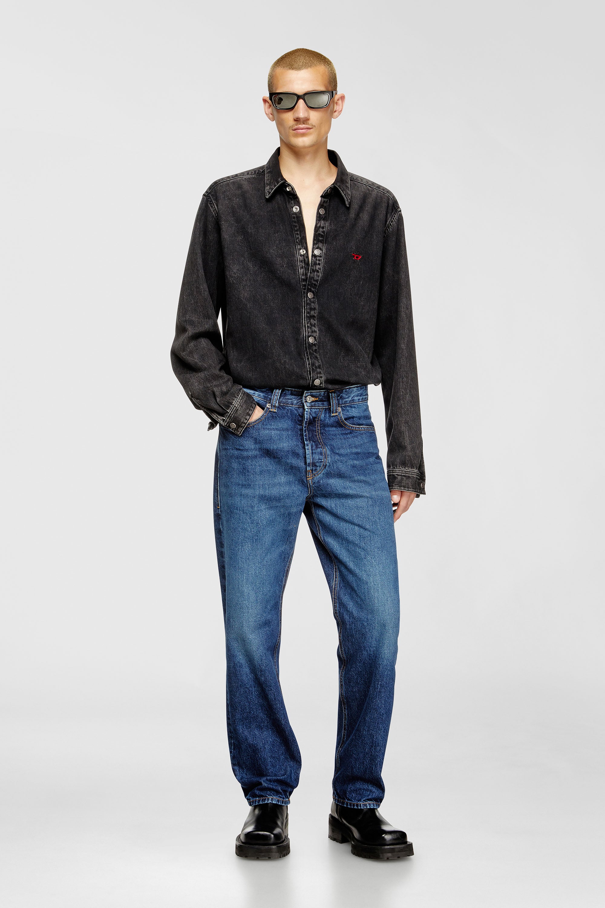 Diesel - Man's Regular Jeans 2024 D-Macs 09I27, Medium blue - 2