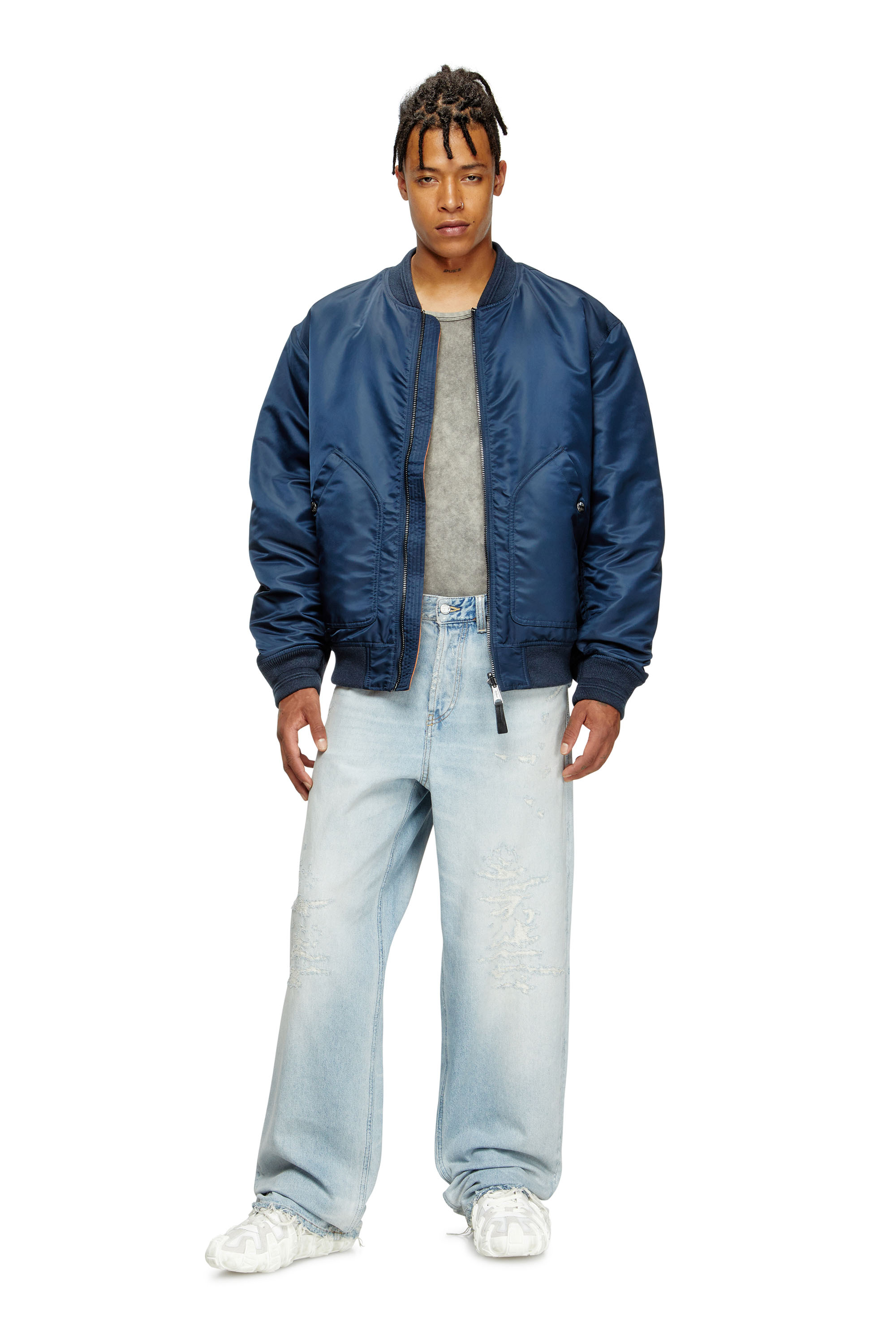 Diesel - Man's Relaxed Jeans 2001 D-Macro 09M53, Light Blue - 1