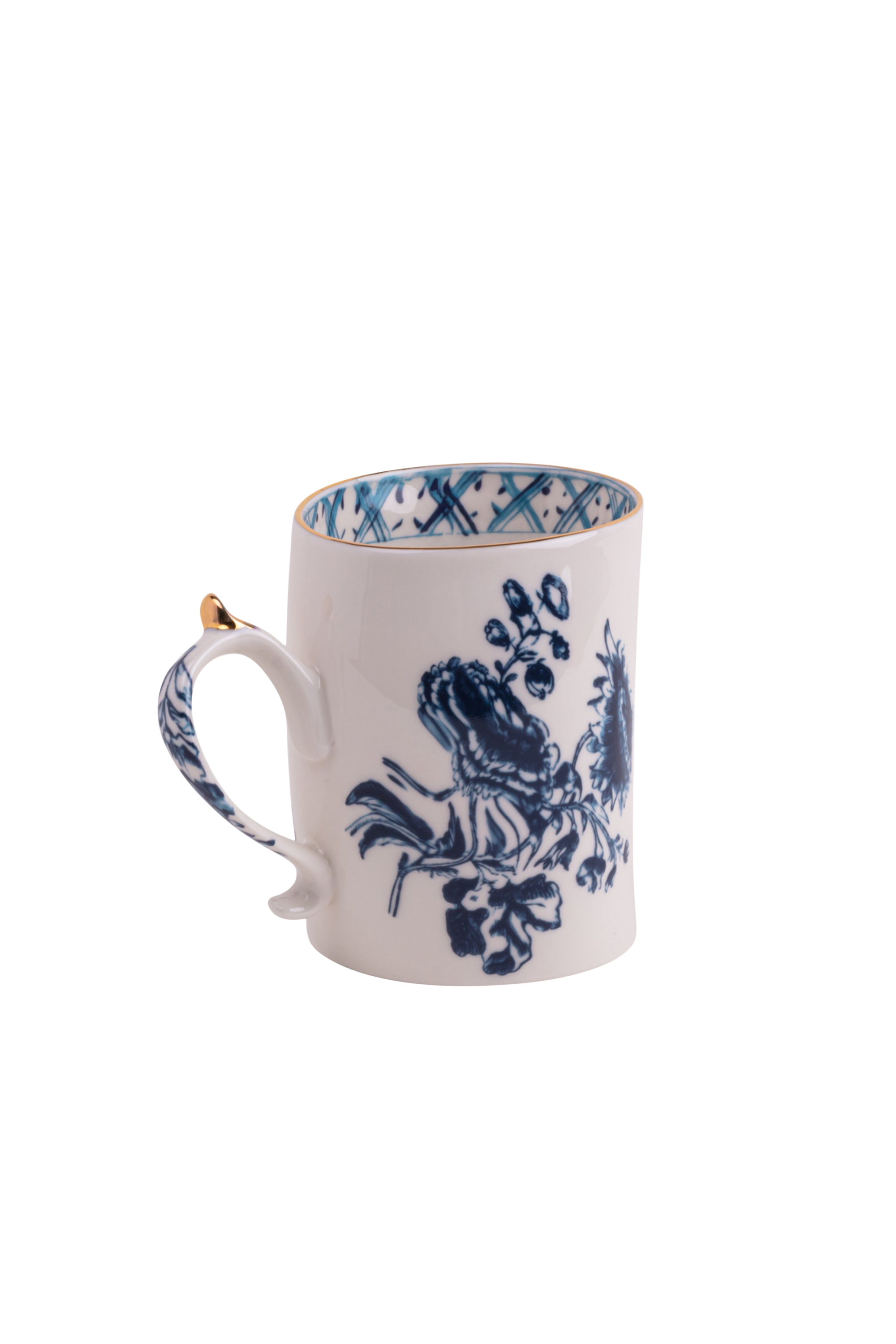 Diesel - 11256 PORCELAIN MUG "CLASSIC ON ACID" -, Unisex's Porcelain mug in White/Blue - 5