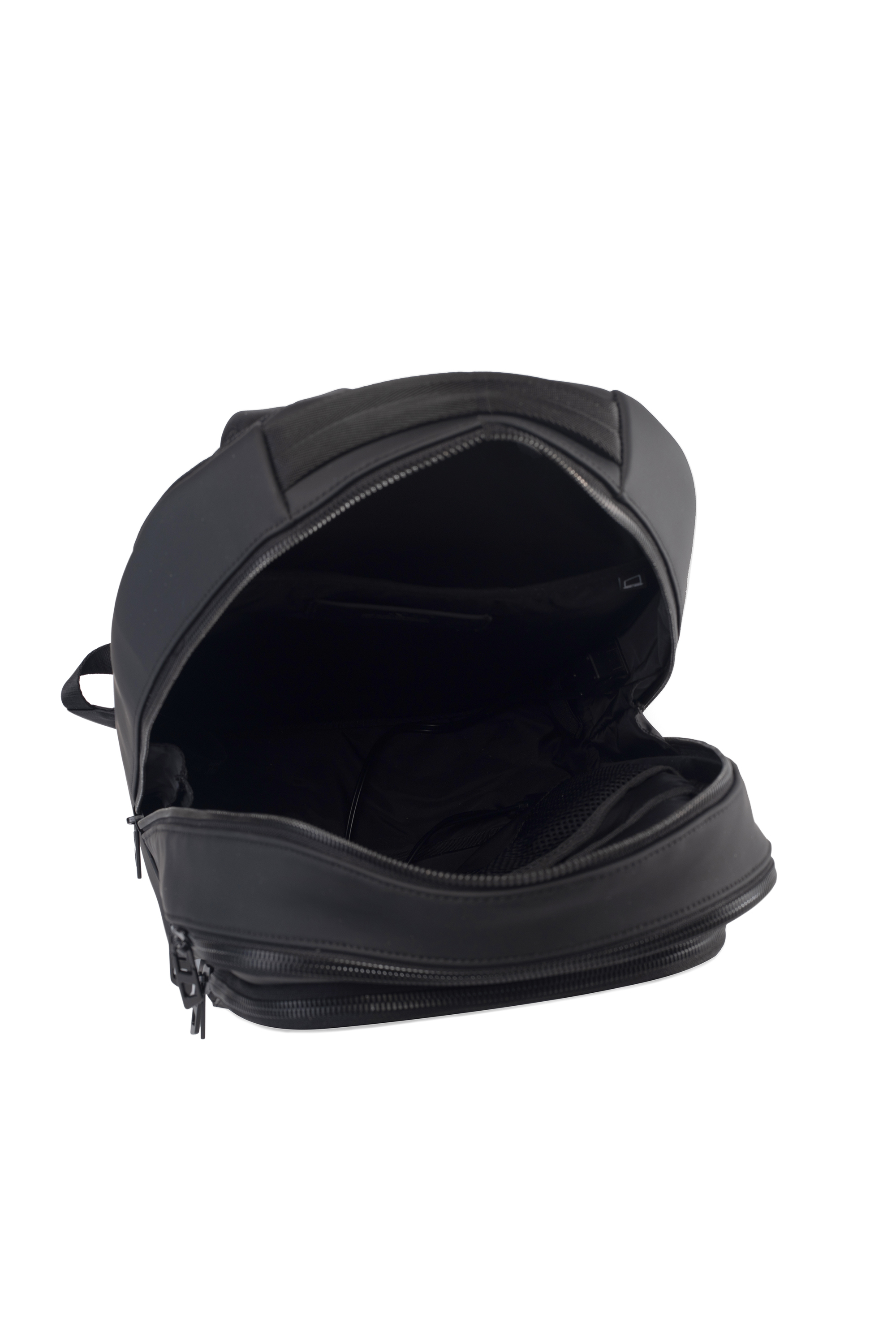 Diesel - DIESEL ALUMINUM BACKPACK DSB003, Unisex's Functional business backpack in Black - 3