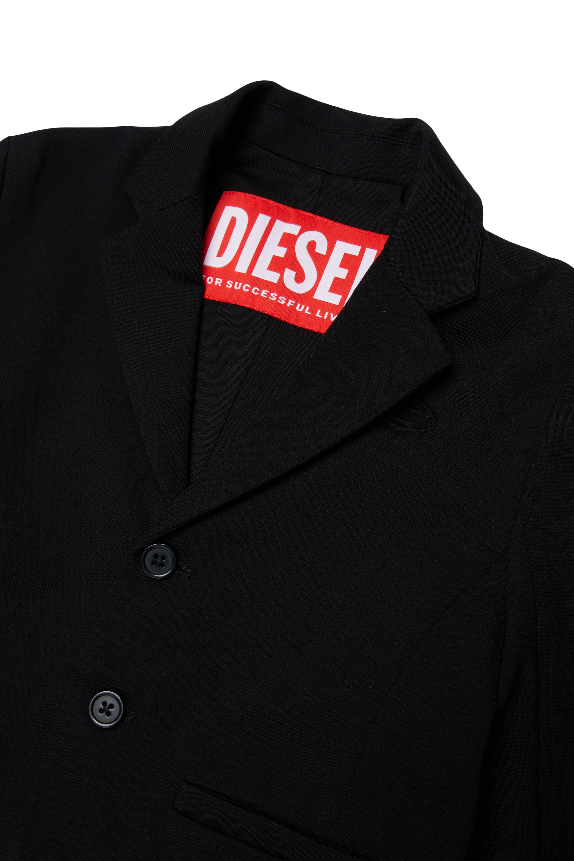 Diesel - JDAMY, Woman's Cropped blazer with welt pockets in Black - 3