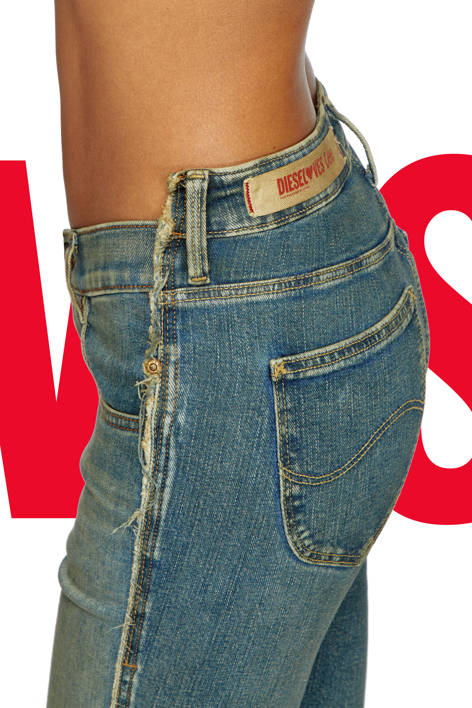 Diesel - Woman's Regular Jeans Dieseloves 01 09N01, Dark Blue - 4