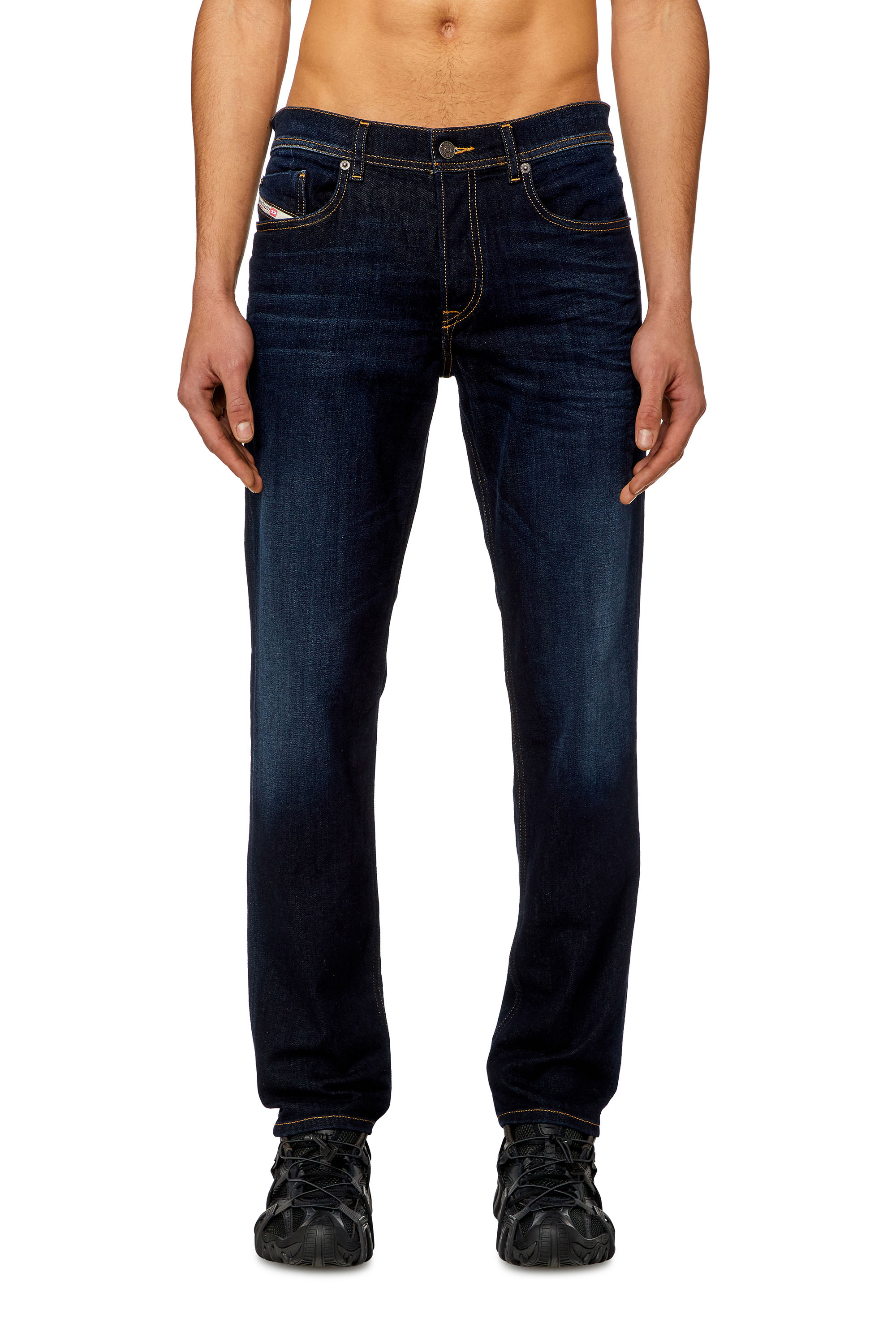 Diesel - Man Tapered Jeans 2023 D-Finitive 009ZS, Dark Blue - Image 2