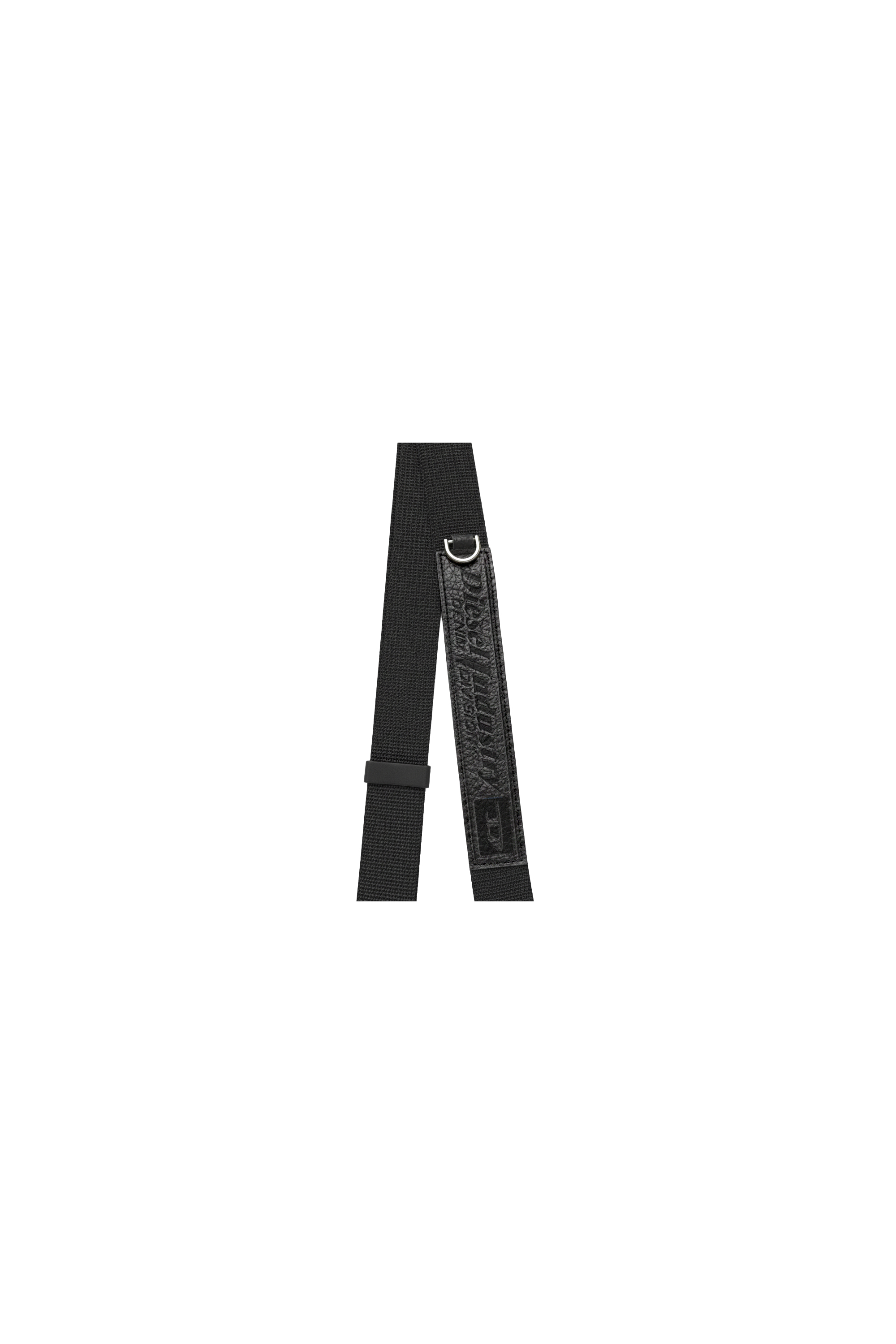 Diesel - 60658 UNIVERSAL STRAP, Unisex's Flag D necklace phone crossbody strap in Black - 3