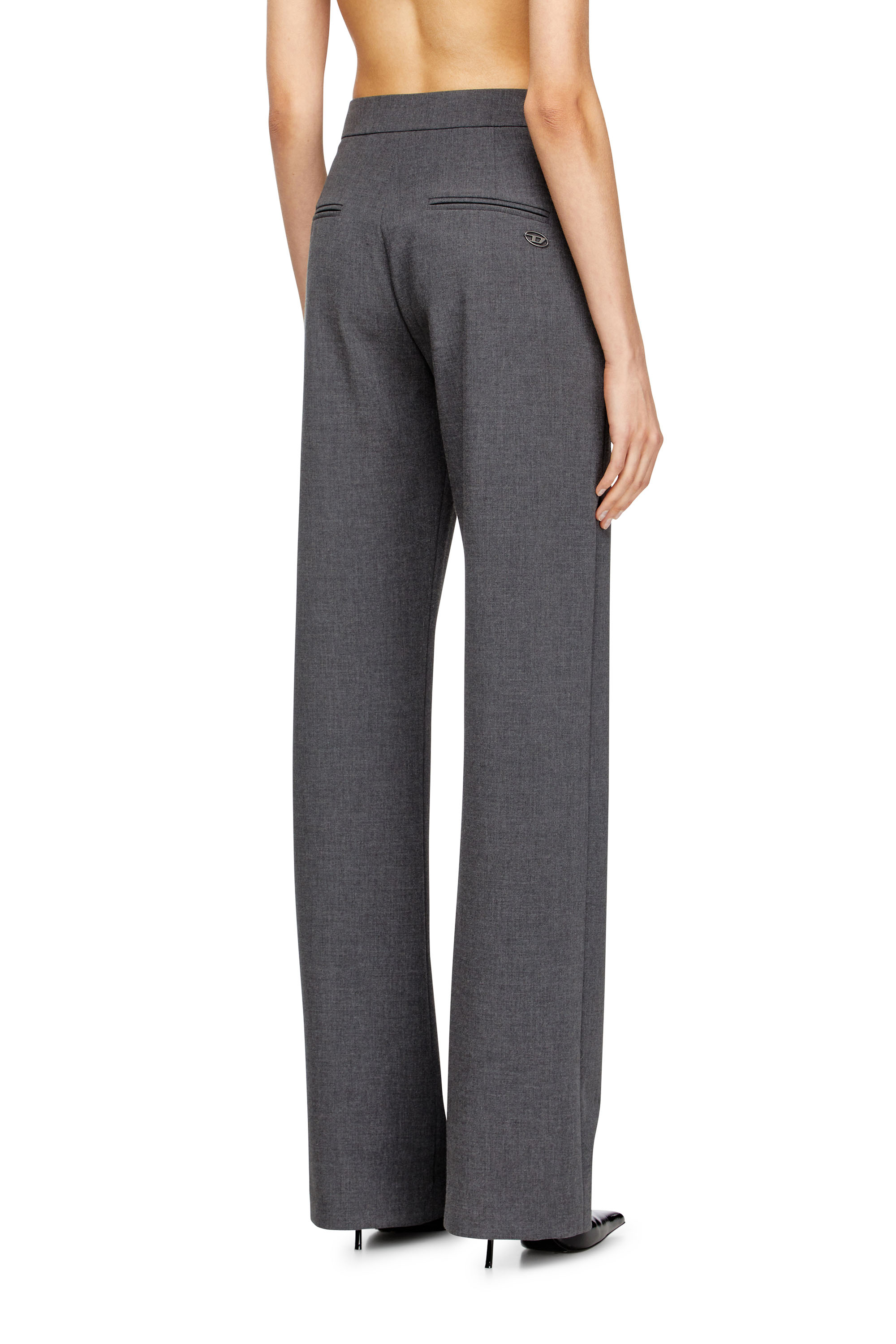 Diesel - P-ROMISE-S1, Woman's High-rise tailored pants in null - 3