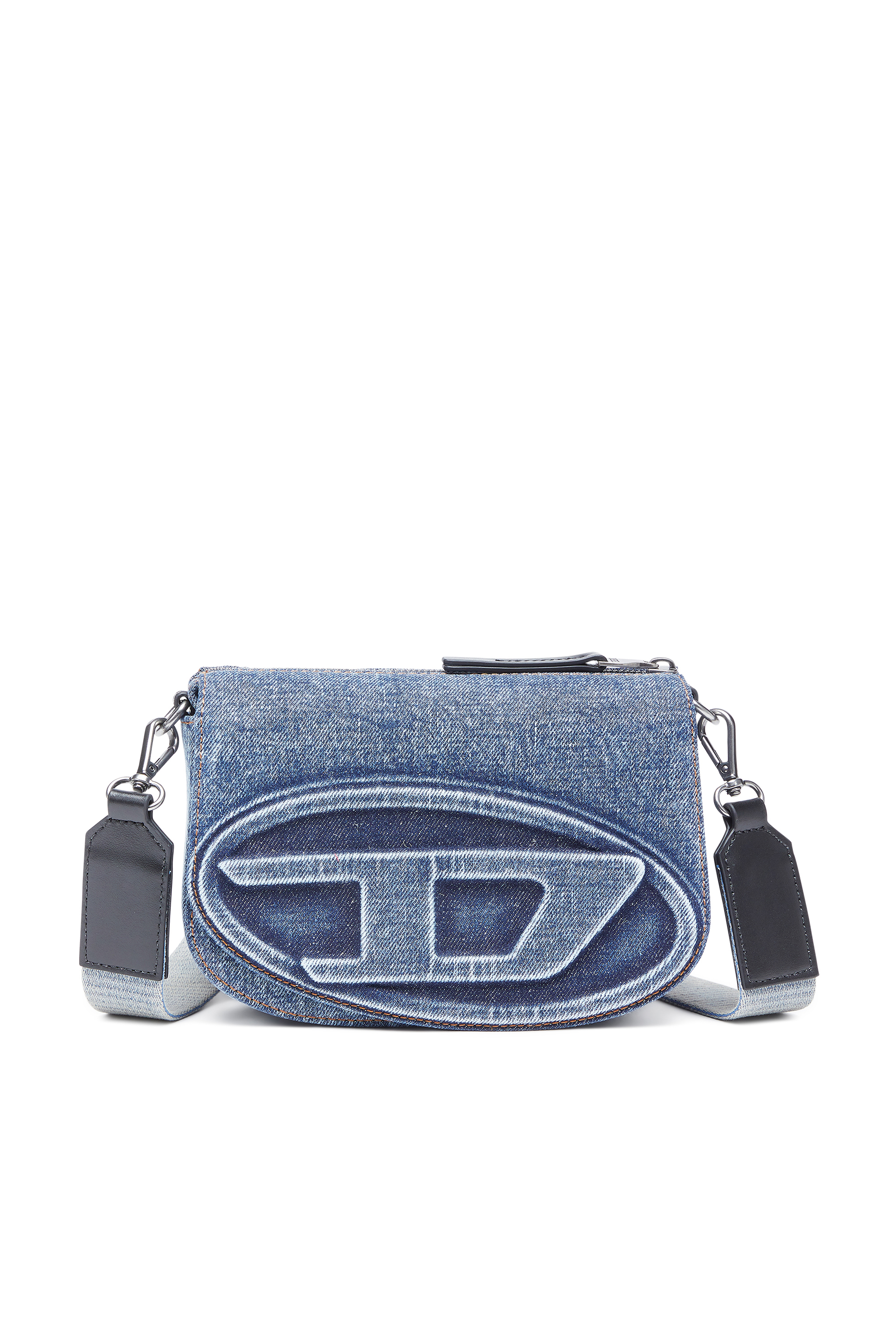 Diesel - 1DR CAMERA BAG, Unisex's Camera bag in solarised denim in Blue - 1