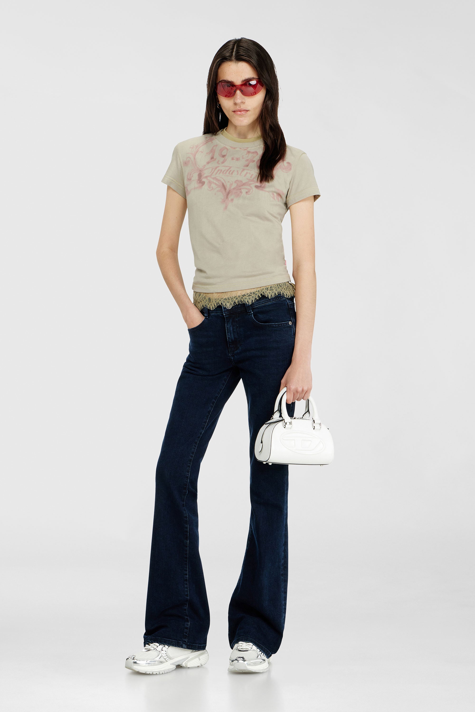 Diesel - Woman's Bootcut Jeans 1969 D-Ebbey 0KBBG, Dark Blue - 1