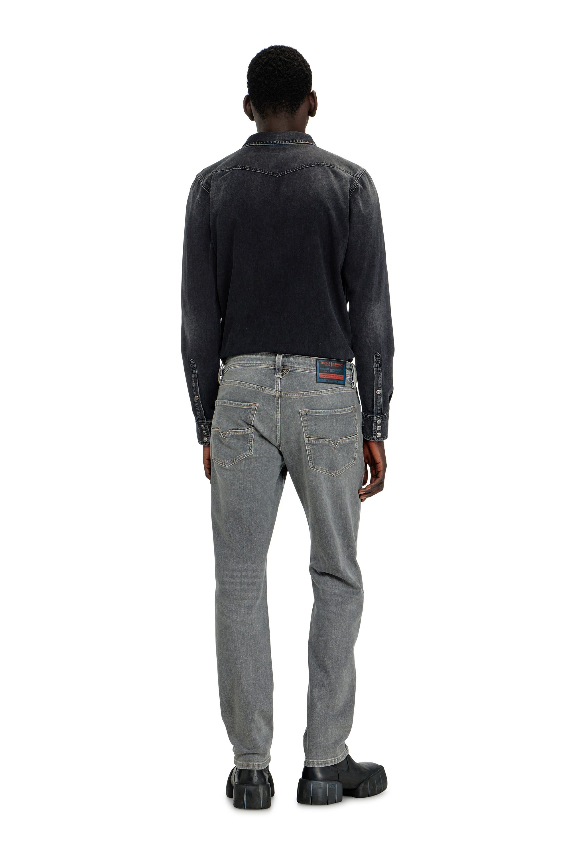 Diesel - Man's Regular Jeans 1986 Larkee-Beex 0KBBI, Grey - 3