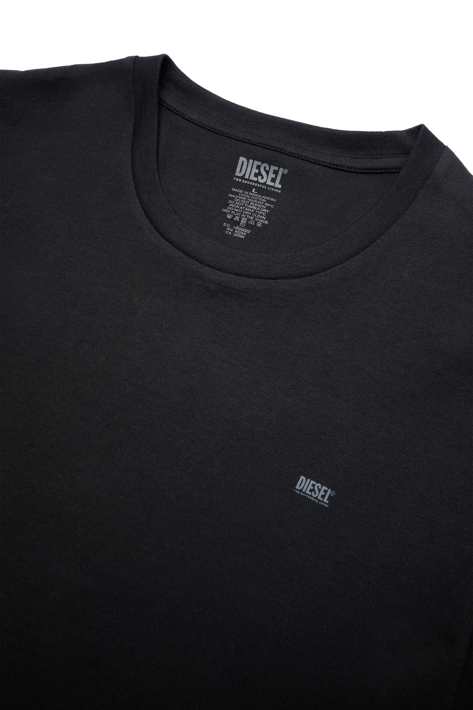 Diesel - UMTEE-RANDAL-TUBE-TWOPACK, Black/Grey - Image 4