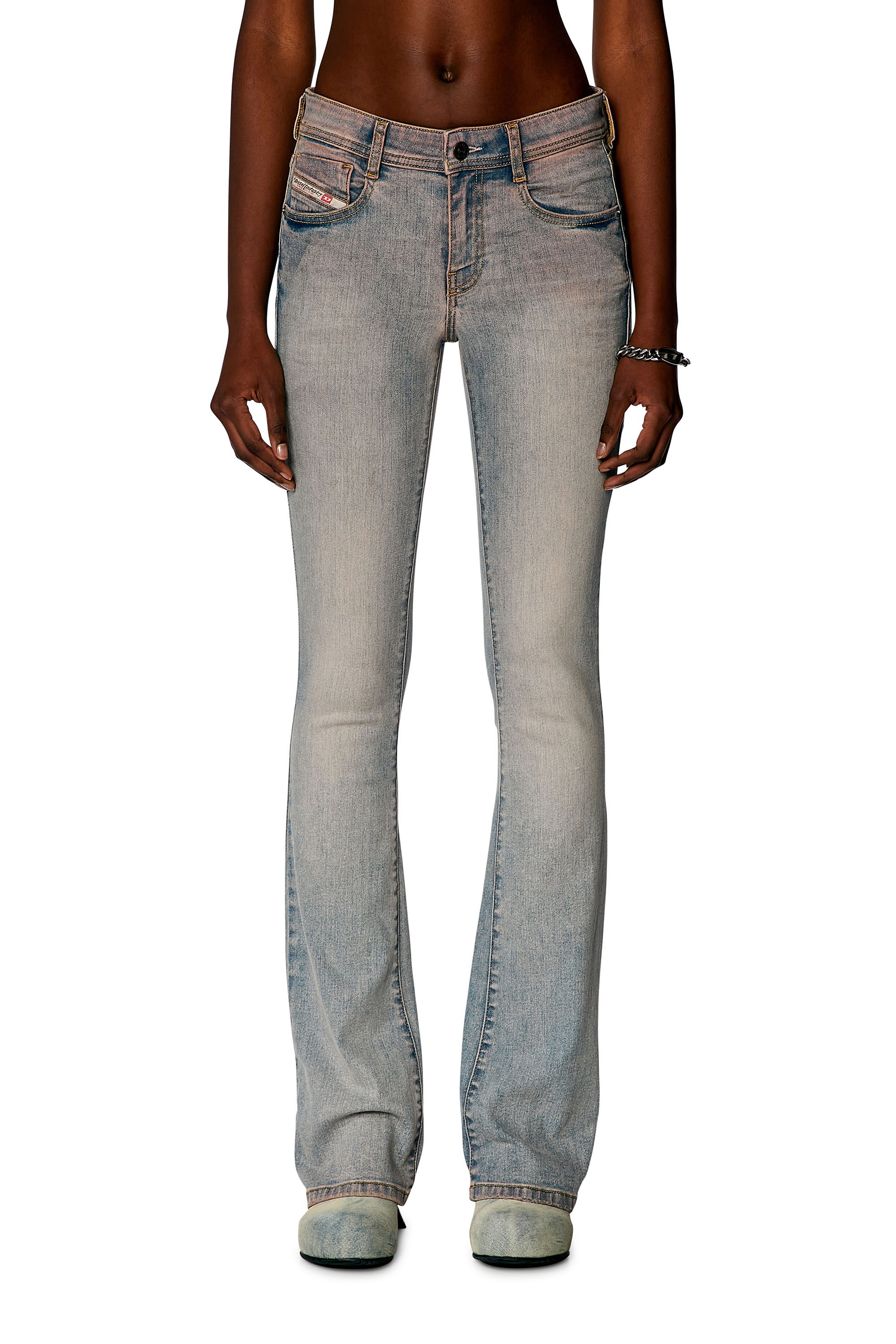 Diesel - Woman Bootcut and Flare Jeans 1969 D-Ebbey 0PFAT, Light Blue - Image 1