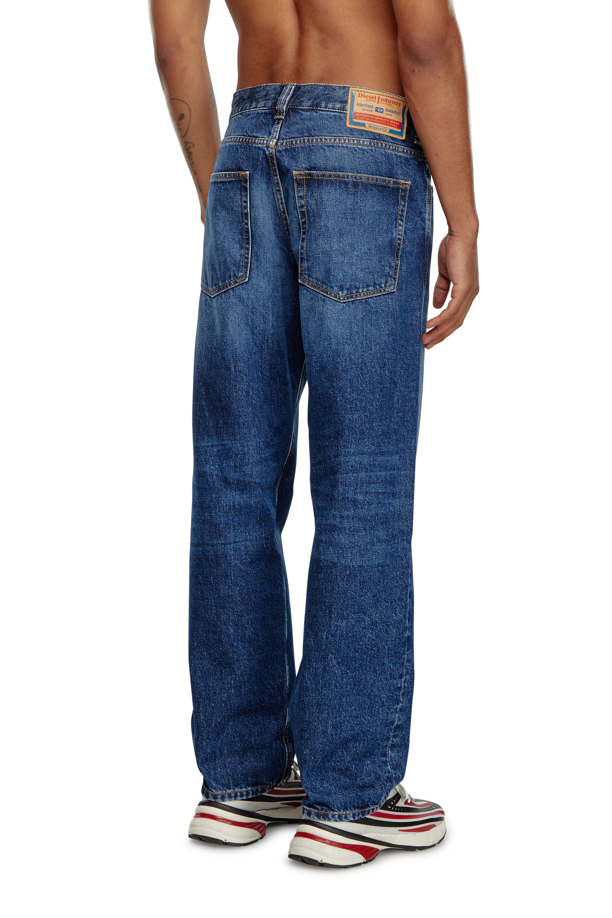 Diesel - Man's Regular Jeans 2010 D-Macs 09I27, Dark Blue - 4